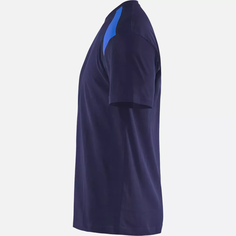 Blaklader 337910428885, T-Shirt, Marineblau/Kornblau, image 3, gallery thumbnail