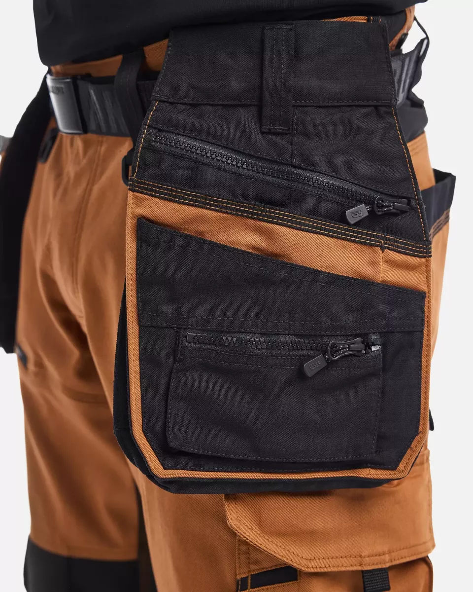 Blaklader 197011494099, STRIKER Stretch Craftsman Work Trousers, Rust/Black, image 7, gallery thumbnail