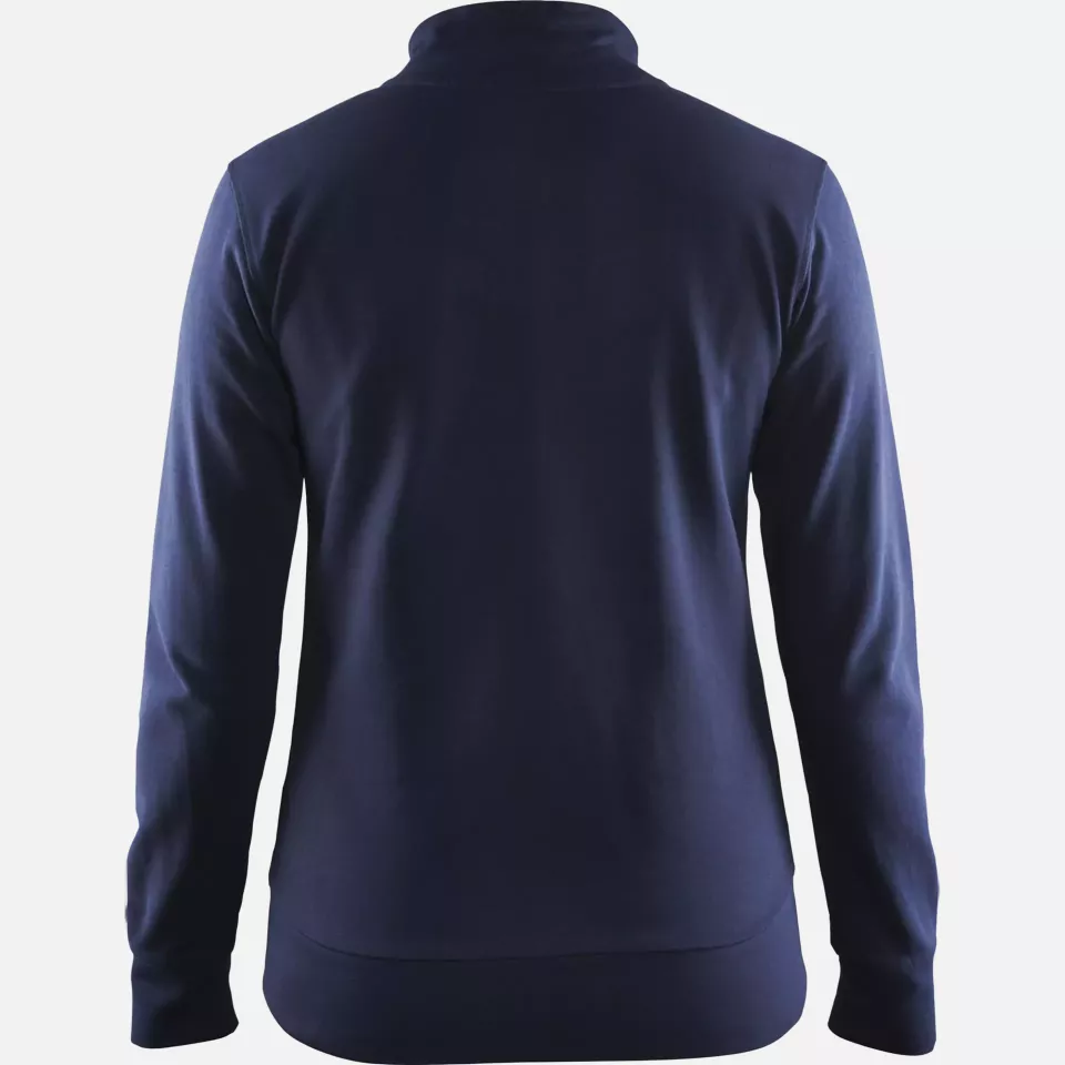 Blaklader 337211588900, Ladies Sweatshirt Jacket, Navy, image 4, gallery thumbnail
