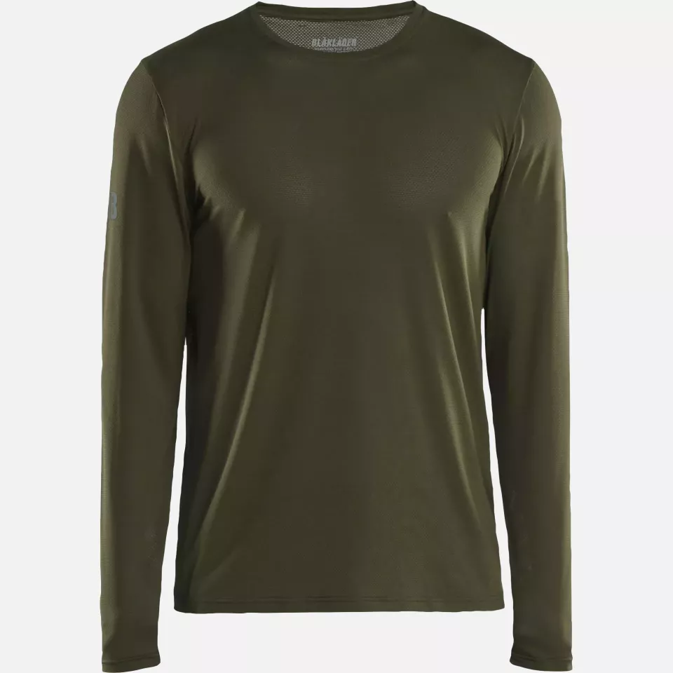 Blaklader 342311264209, Funktions UV Schutz Langarmshirt, Waldgrün, image 1, gallery thumbnail