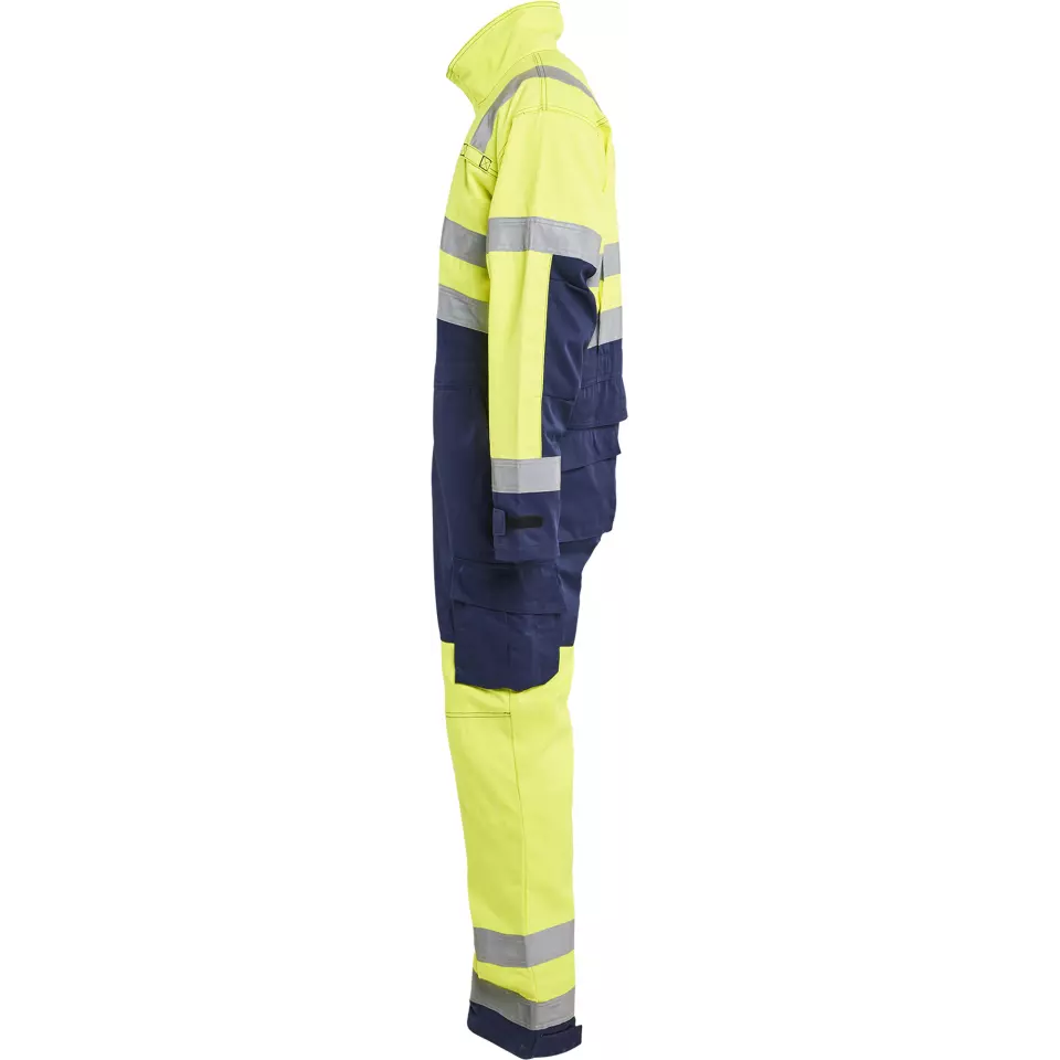 Blaklader 637318043389, Hi-Vis Coverall, Yellow/Navy, image 3, gallery thumbnail
