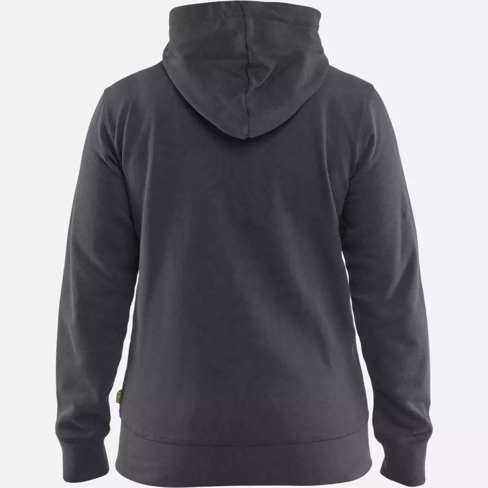 Blaklader 339511589600, Ladies Zip Hoodie, Mid Grey, image 4, gallery thumbnail
