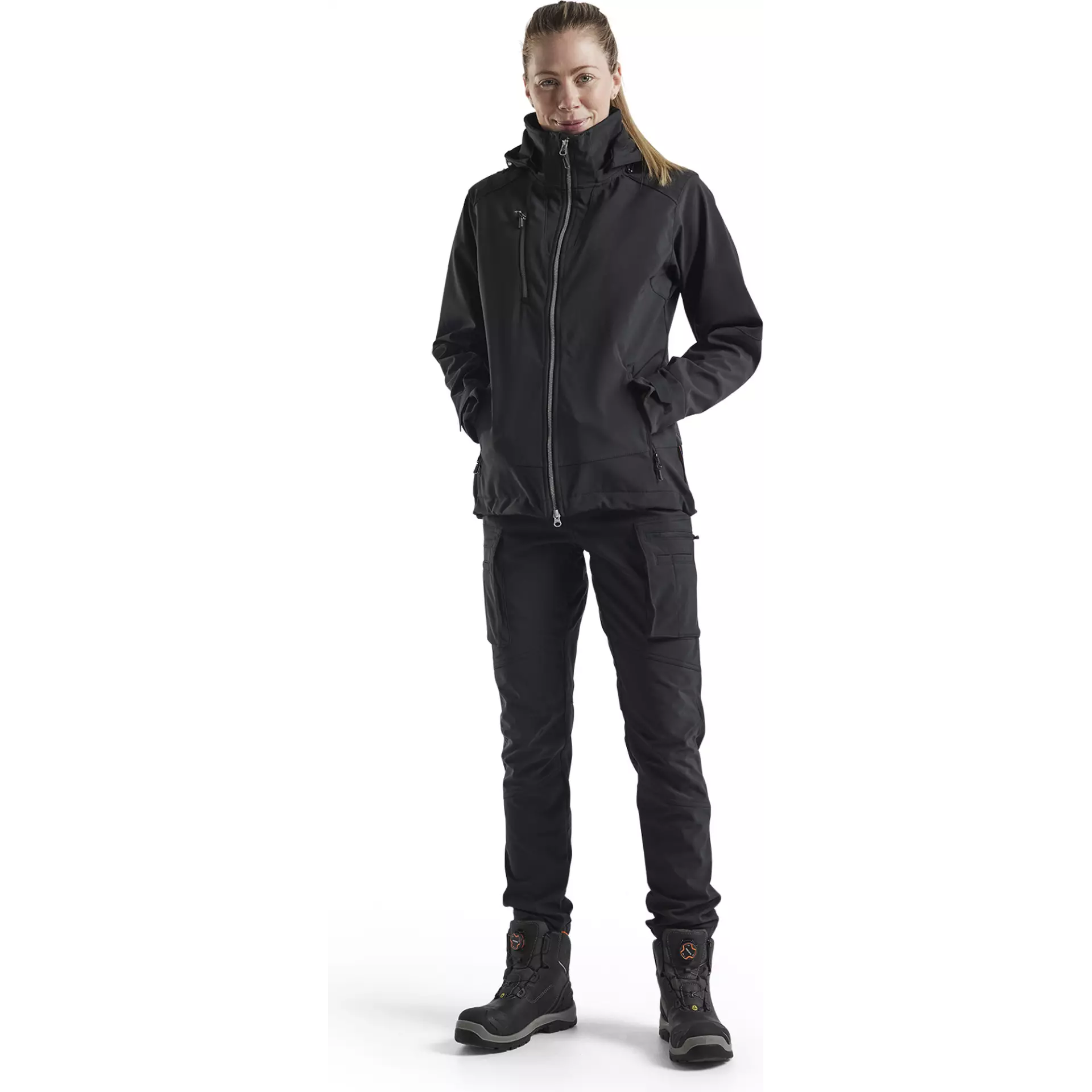 Blåkläder 717725139900, Damen Softshell Winterhose, Schwarz, image 5
