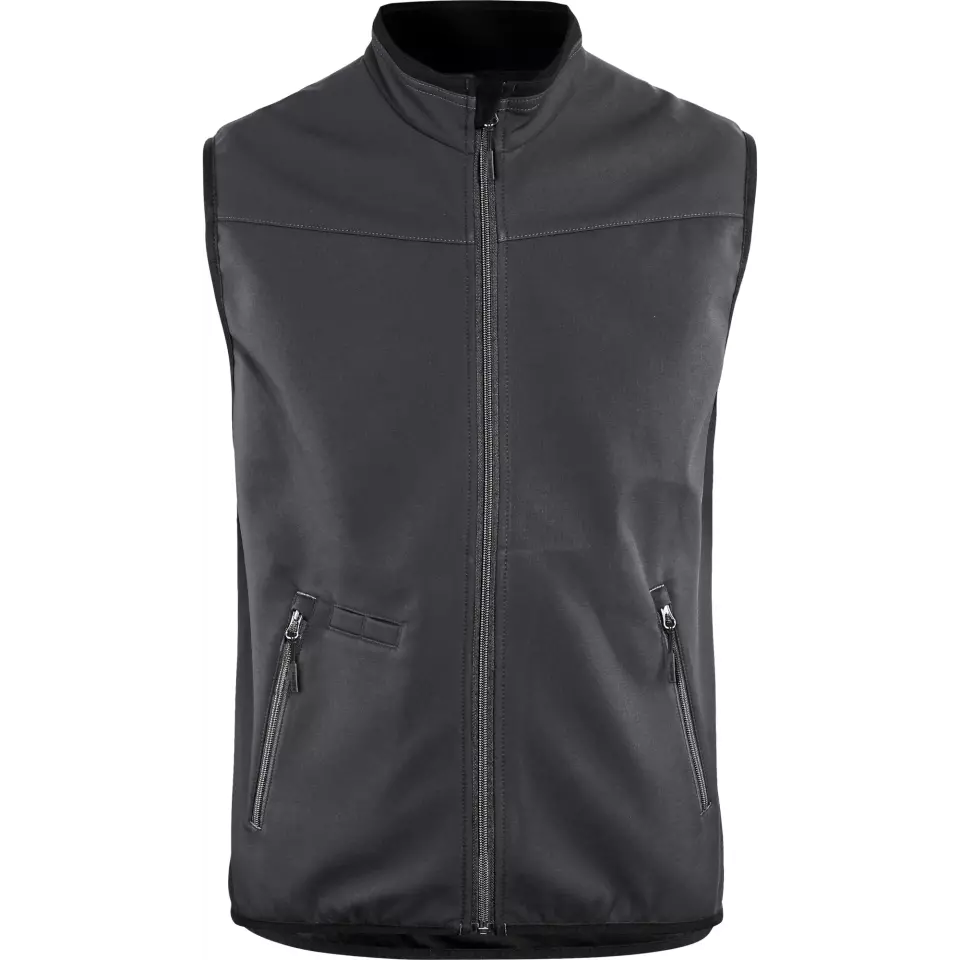 Blaklader 385025169699, Softshell Vest, Medium Grey/Black