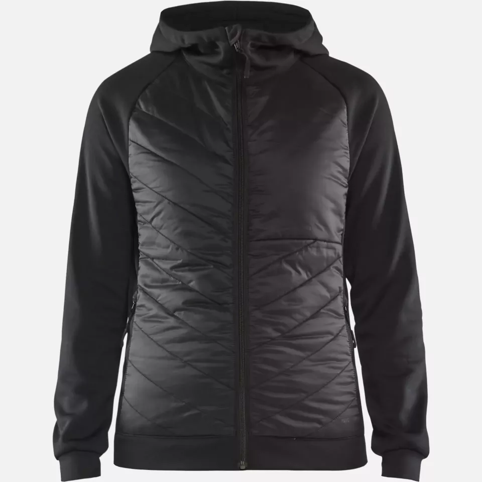 Blaklader 346425269998, Ladies Hybrid Sweatshirt, Black/Dark Grey, image 1, gallery thumbnail