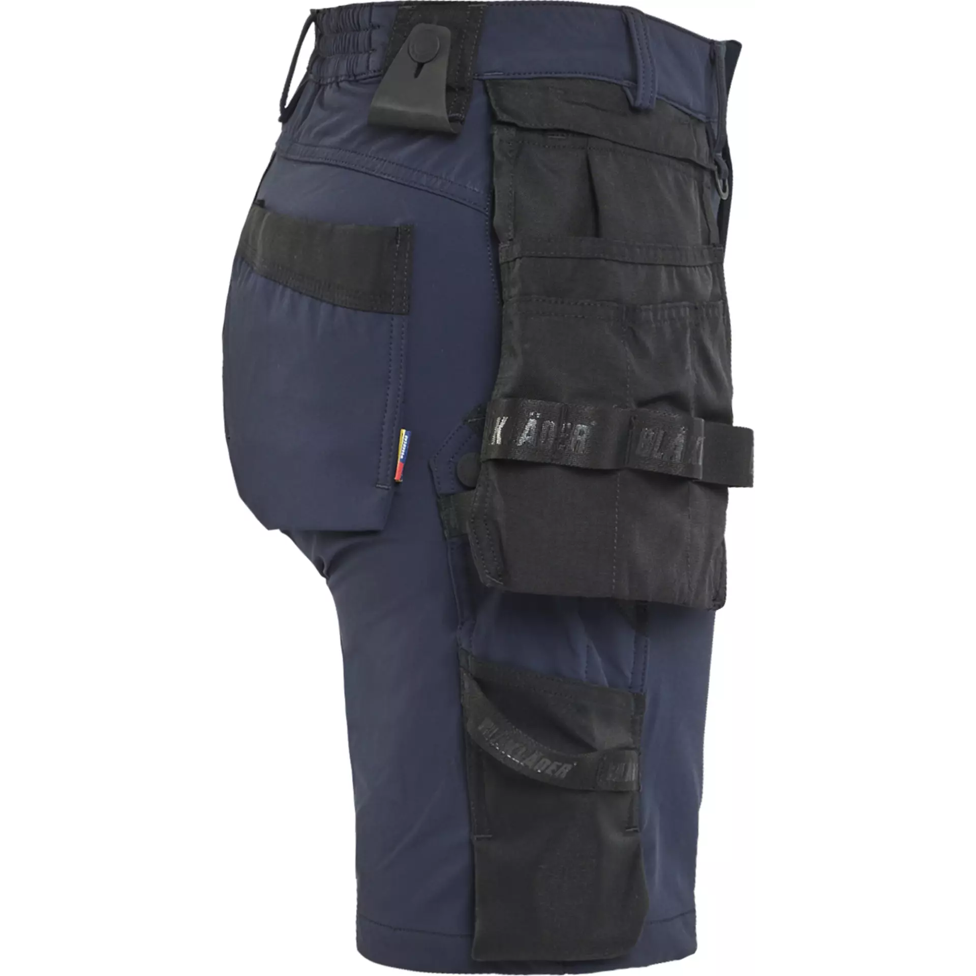 Blaklader 712416458699, Women's 4-Way Stretch Craftsman Shorts, Dark Navy/Black, image 2