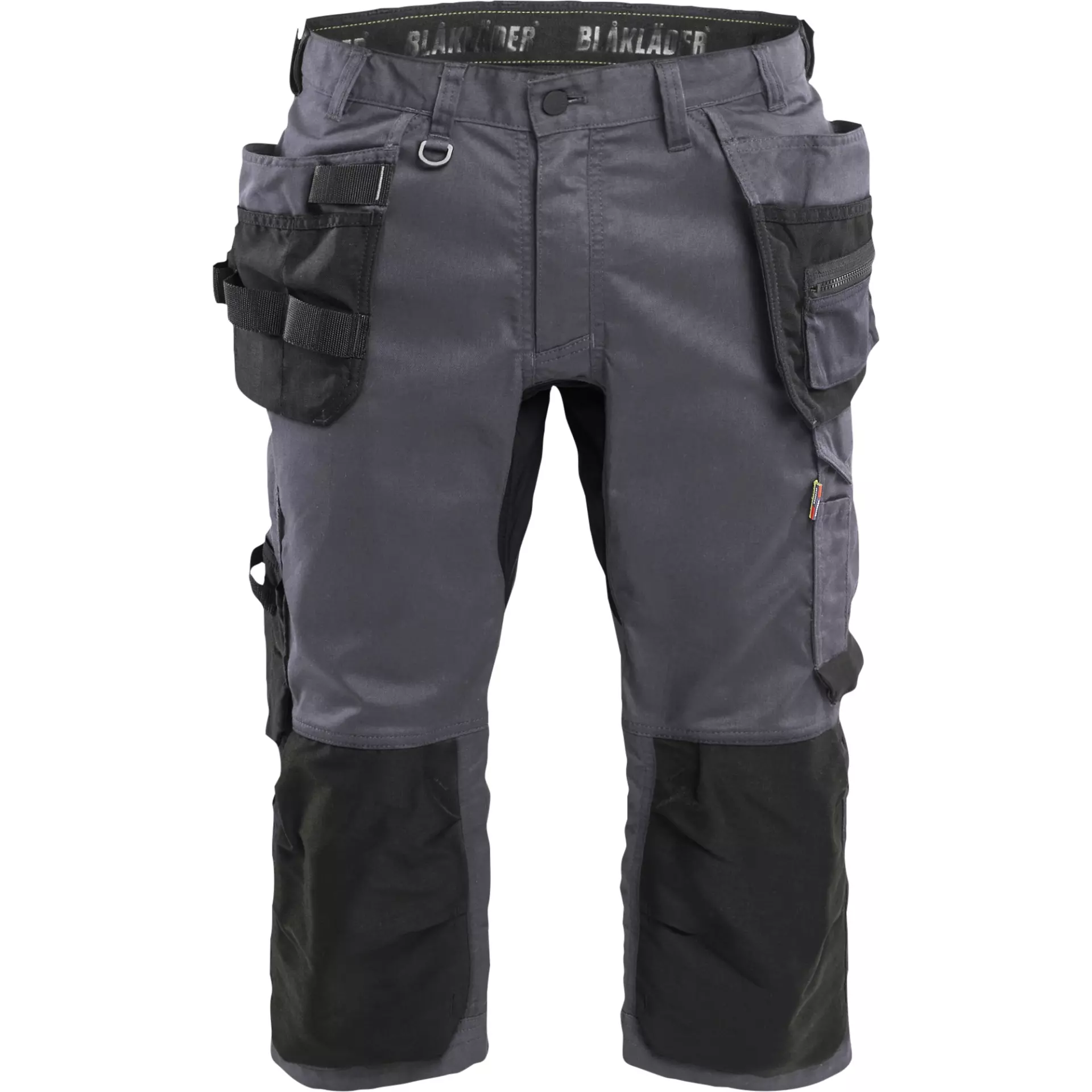 Blaklader 175418329600, Stretch Craftsman Pirate Shorts, Mid Grey