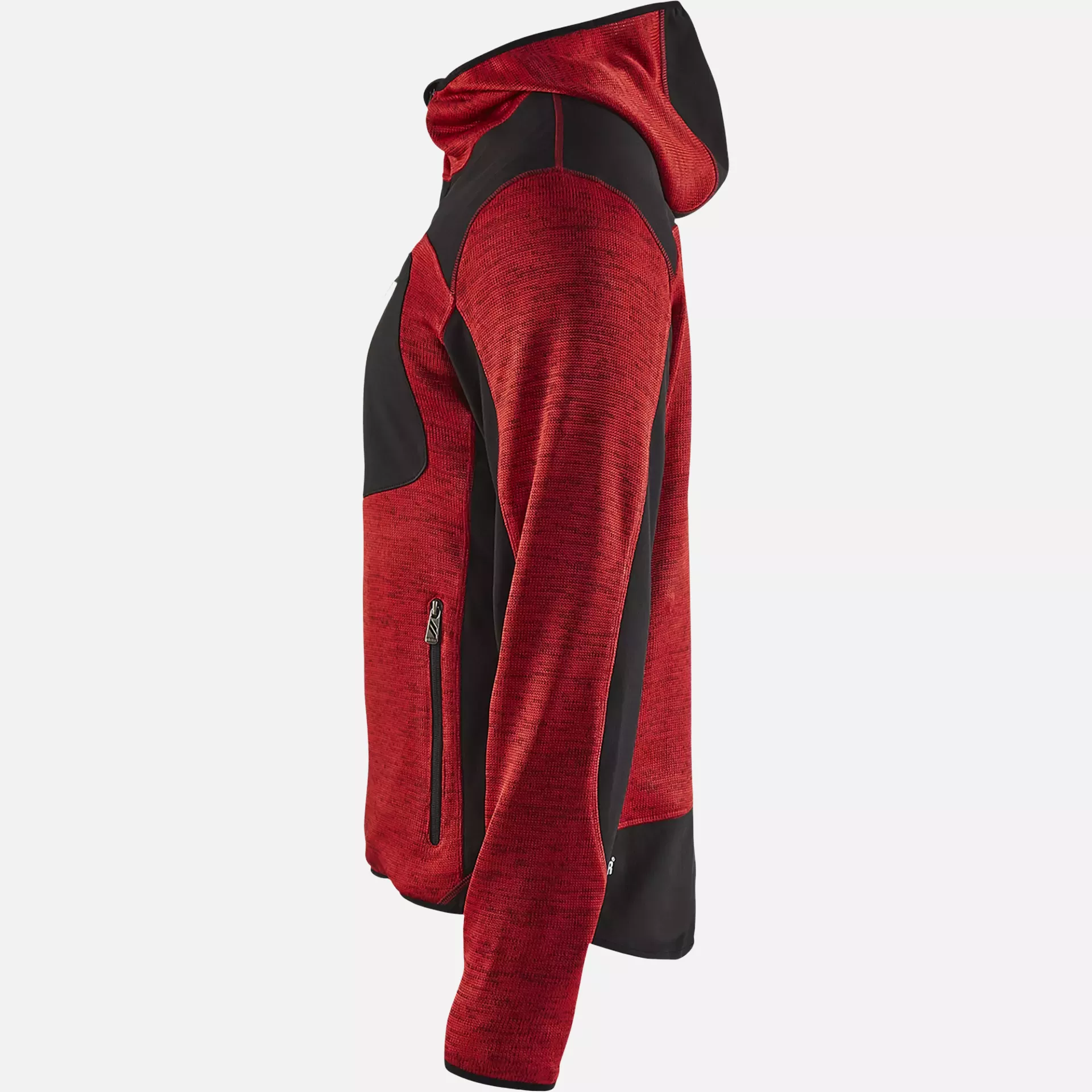 Blaklader 493021175699, Softshell Knitted Jacket, Red/Black, image 3