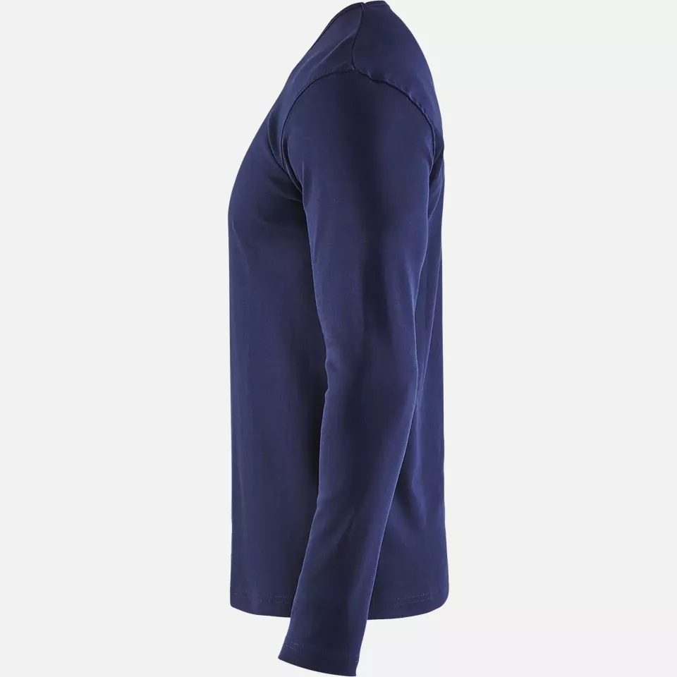 Blaklader 331410328900, Long Sleeve T-Shirt, Navy Blue, image 3, gallery thumbnail