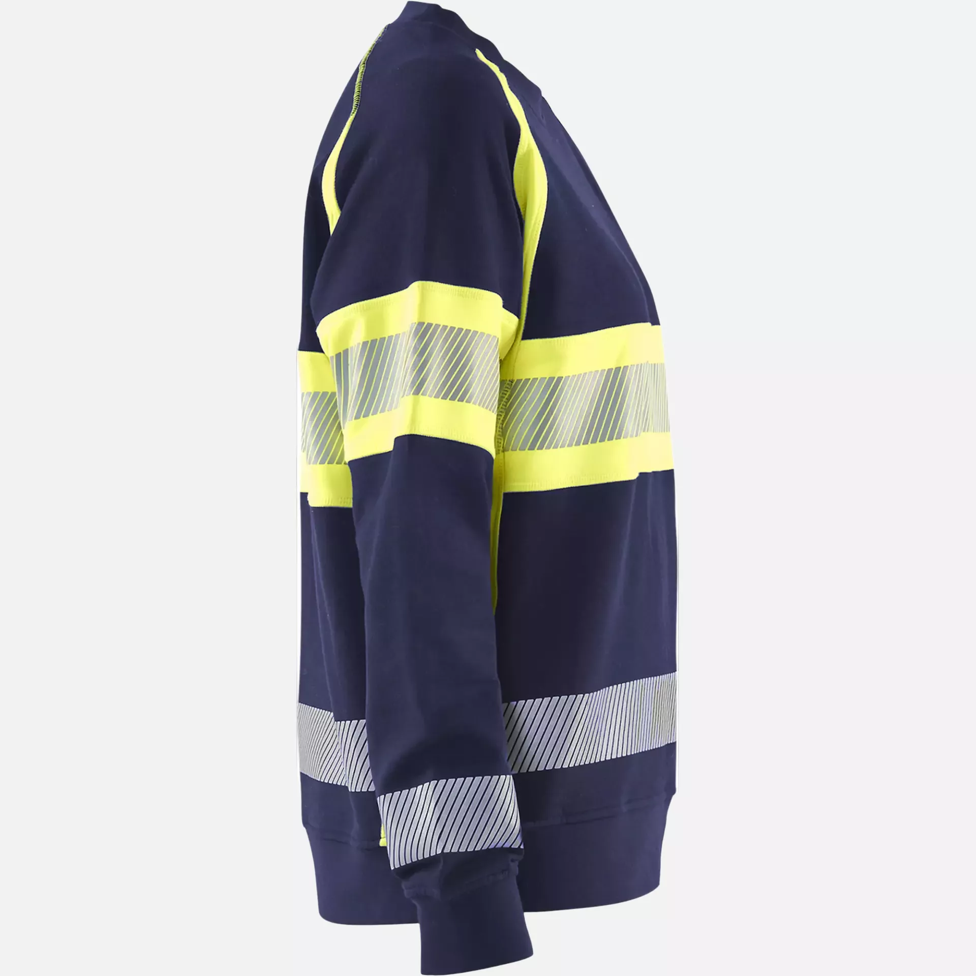 Blaklader 340911588933, High Vis Ladies Sweatshirt, Navy Blue/ Yellow, image 2