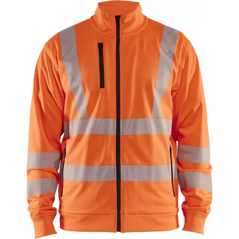 Blåkläder 356325385300, High Vis Sweatjacke, Orange, image 1, gallery thumbnail