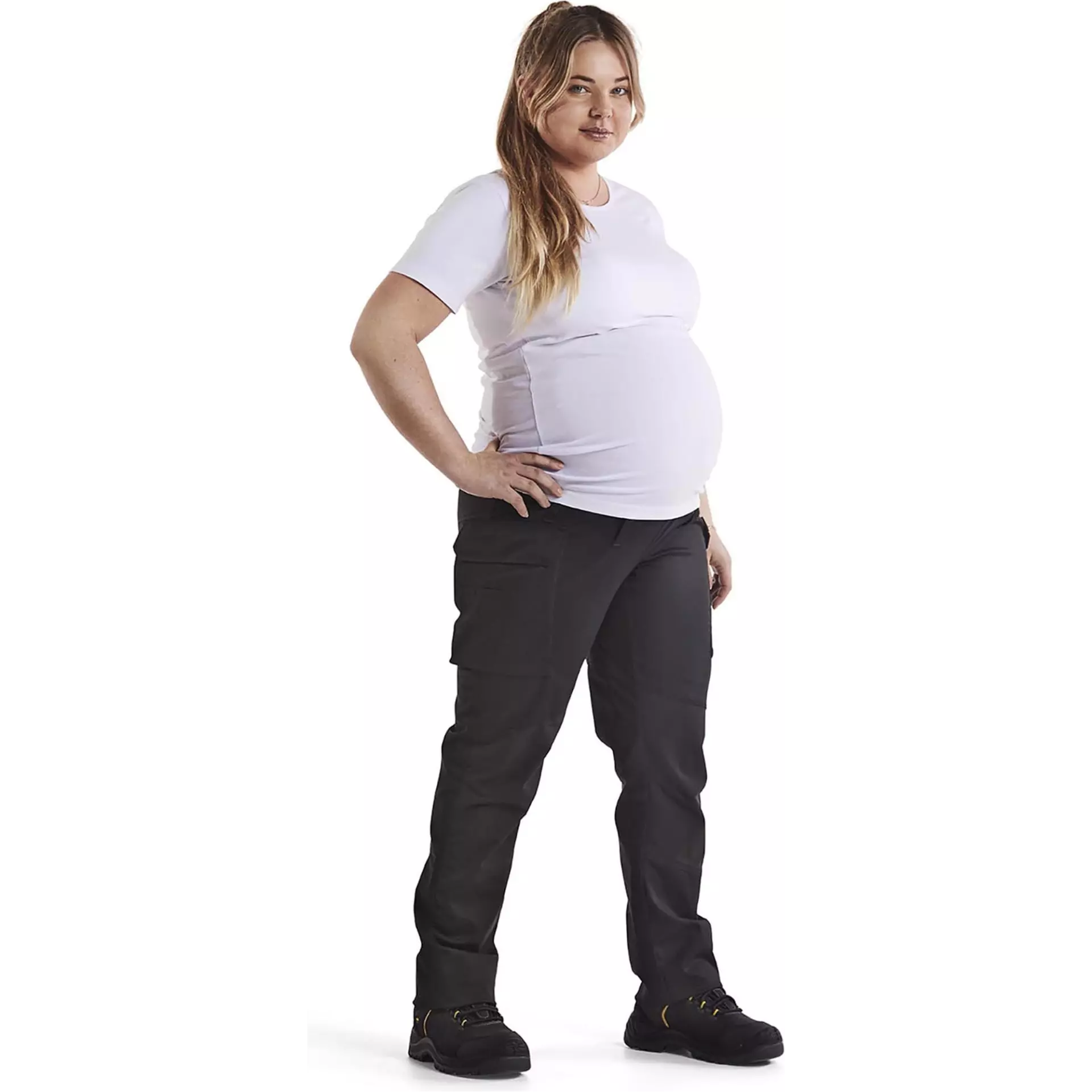 Blåkläder 710118309900, Stretch Maternity Pants, Black, image 5