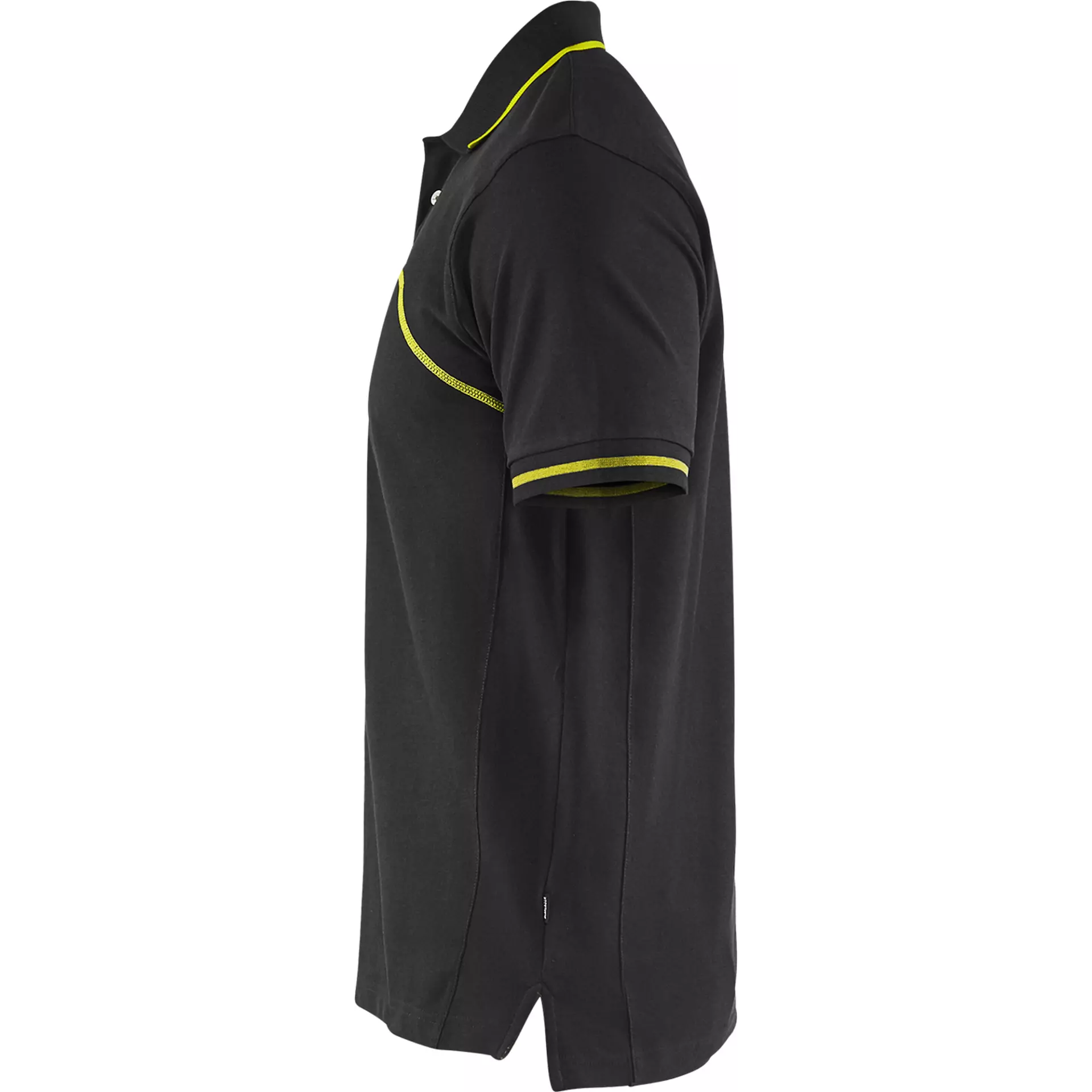 Blåkläder 338910509933, Polo Shirt, Black/Yellow, image 3