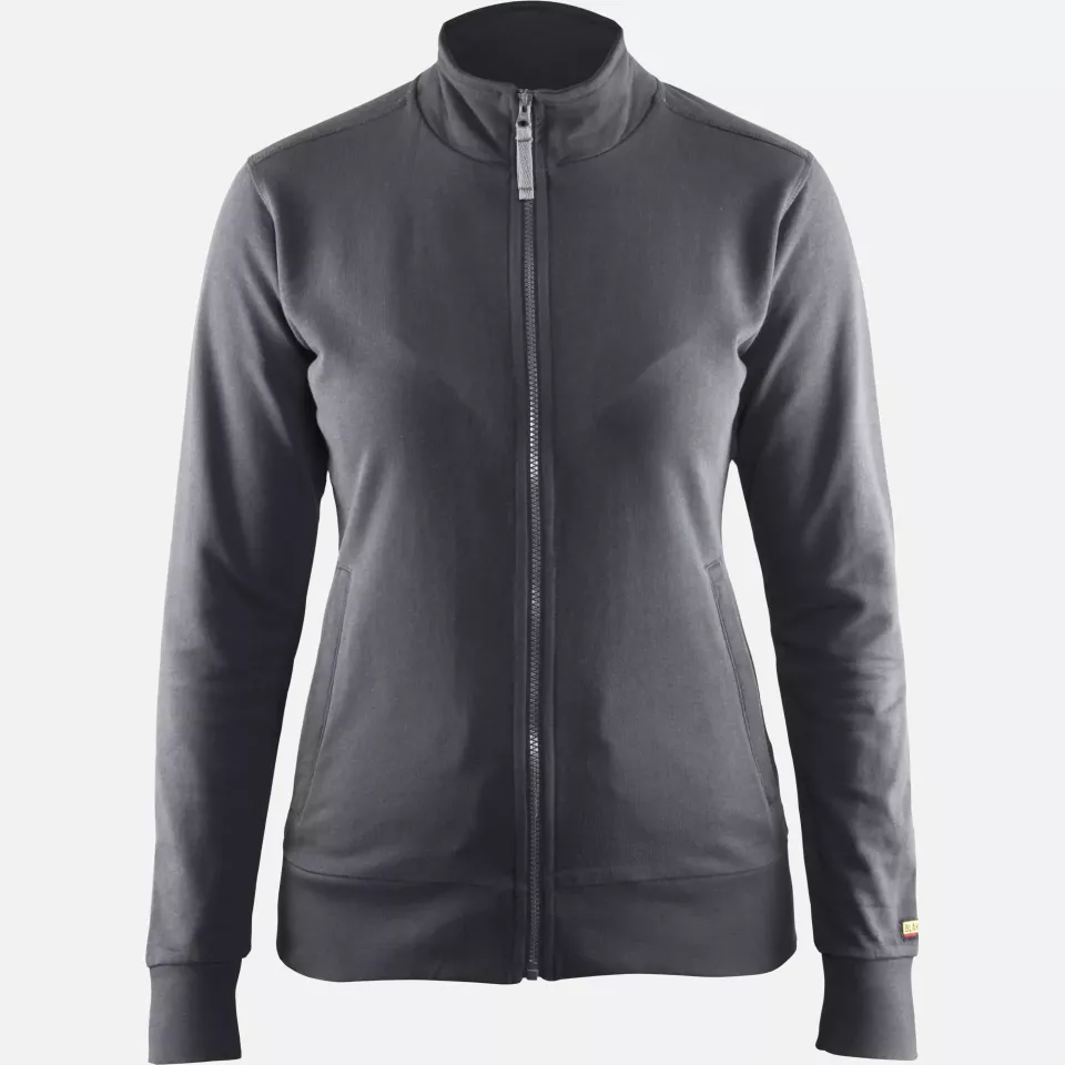 Blaklader 337211589800, Ladies Sweatshirt Jacket, Dark Grey, image 1, gallery thumbnail