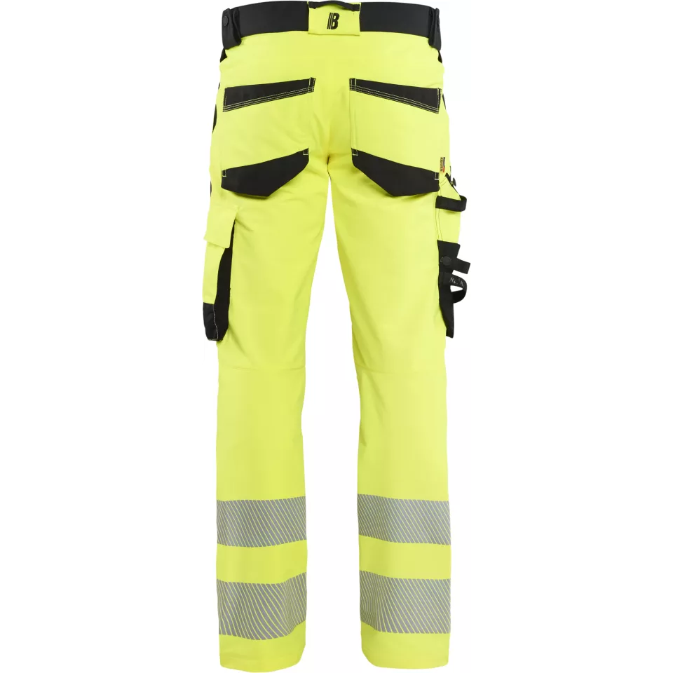 Blaklader 112416483399, Hi-Vis Work Trousers 4-Way Stretch, Hi-Vis Yellow/Black, image 4, gallery thumbnail