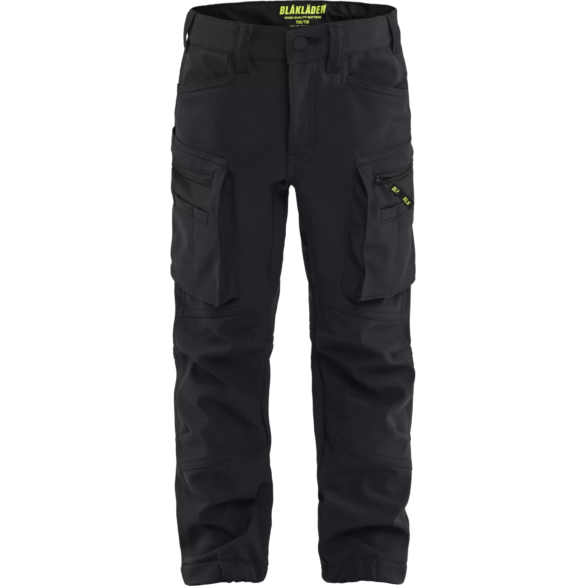 Blaklader 522025139900, Children's Softshell Work Trousers, Black