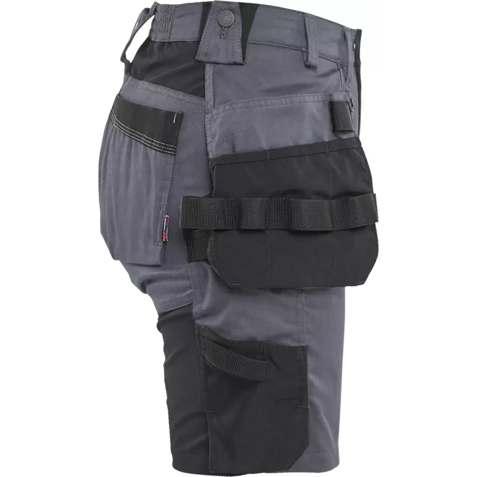 Blaklader 713318329600, Ladies Stretch Craftsman Shorts, Medium Grey, image 2, gallery thumbnail