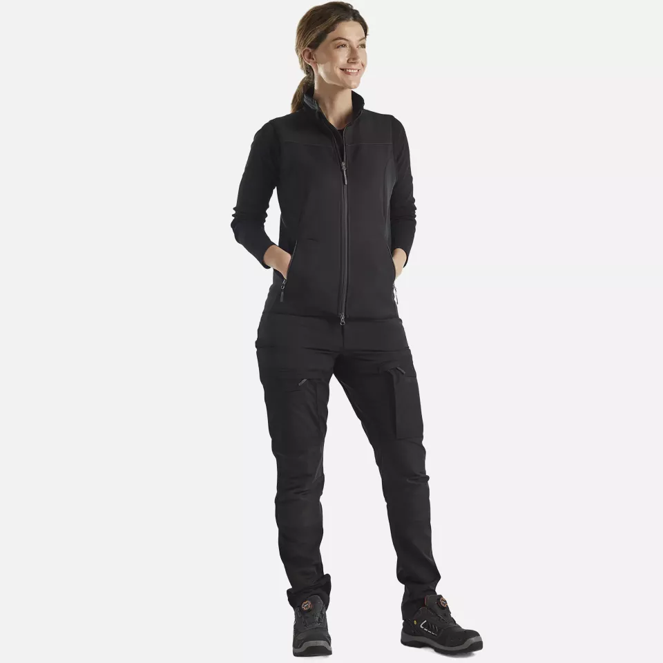 Blaklader 385125169998, Ladies Softshell Vest, Black/Dark Grey, image 5, gallery thumbnail