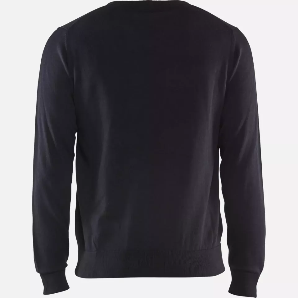 Blaklader 359021228600, Gestrickter Pullover, Dunkel Marineblau, image 4, gallery thumbnail