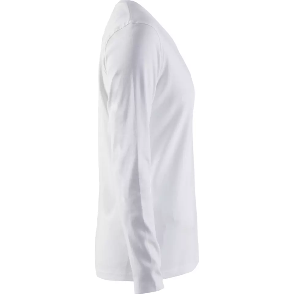Blaklader 330110321000, Damen Langarm T-Shirt, Weiß, image 2, gallery thumbnail
