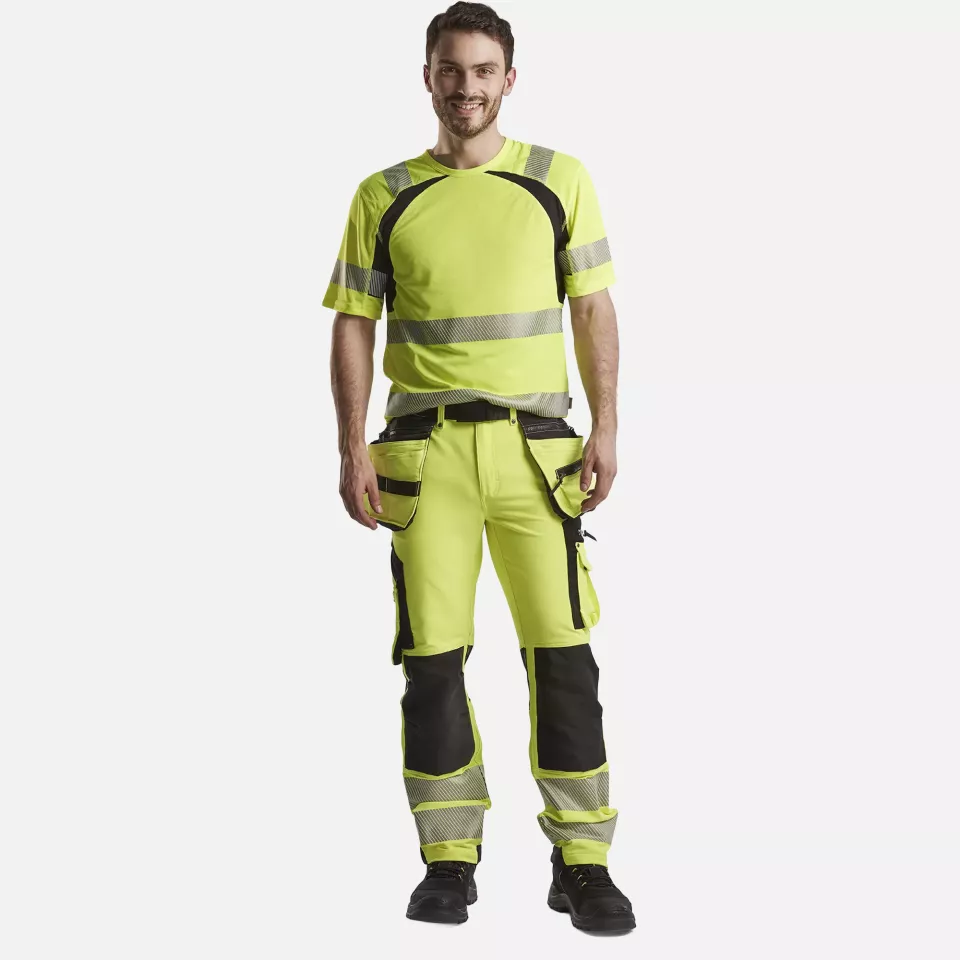 Blaklader 339710133399, High Vis UV Protection T-Shirt, Yellow/Black, image 6, gallery thumbnail