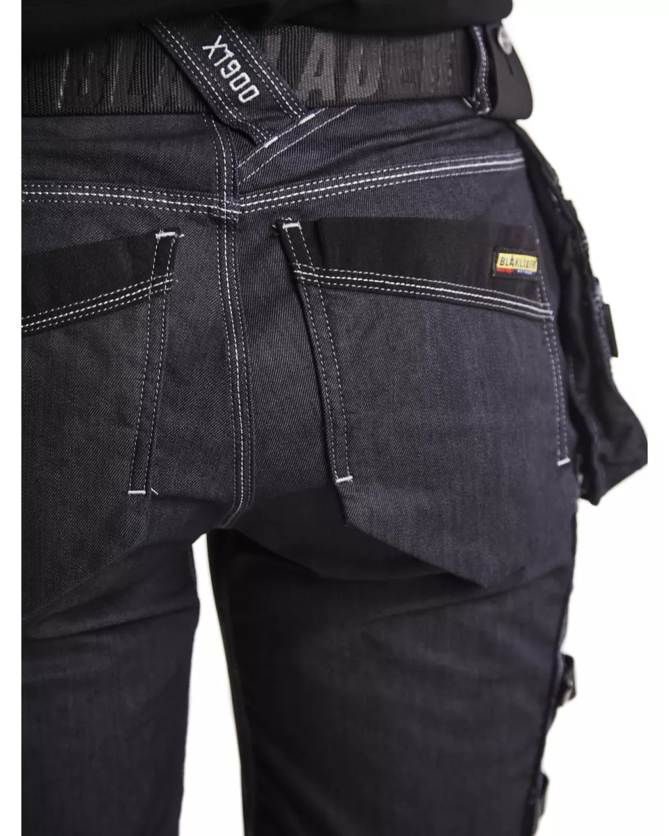 Blaklader 799211418999, Damen Handwerker Shorts X1900 Stretch, Marineblau/Schwarz, image 9, gallery thumbnail