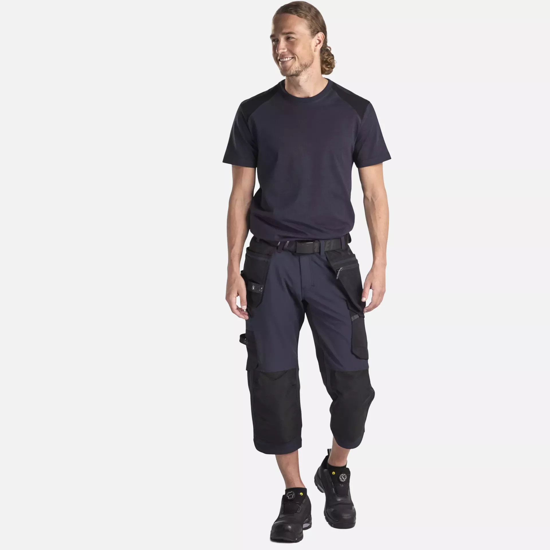 Blaklader 152116458699, 4-Way Stretch Craftsman Pirate Trousers, Dark Navy/Black, image 5