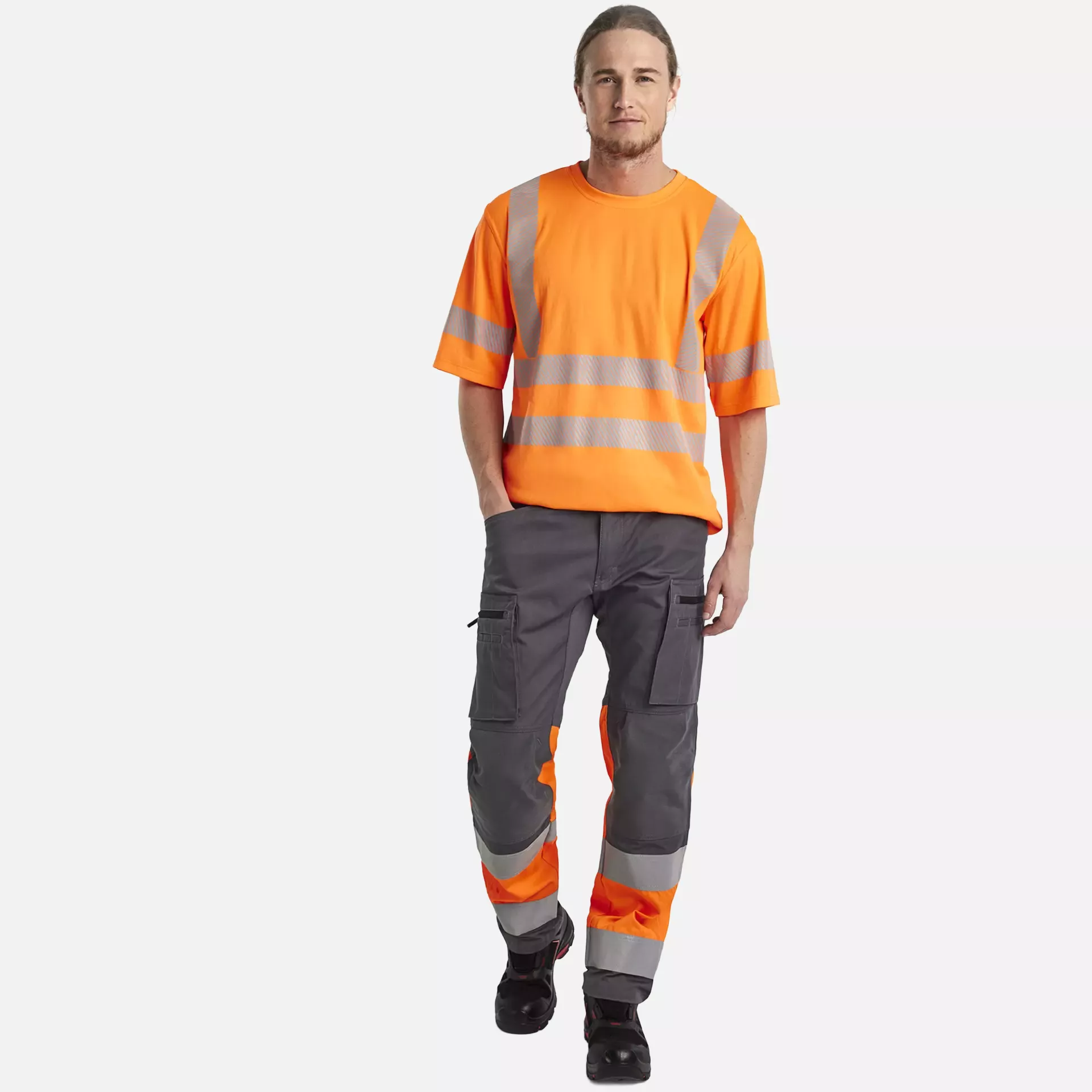 Blaklader 352225375300, High Vis T-Shirt, Orange, image 5