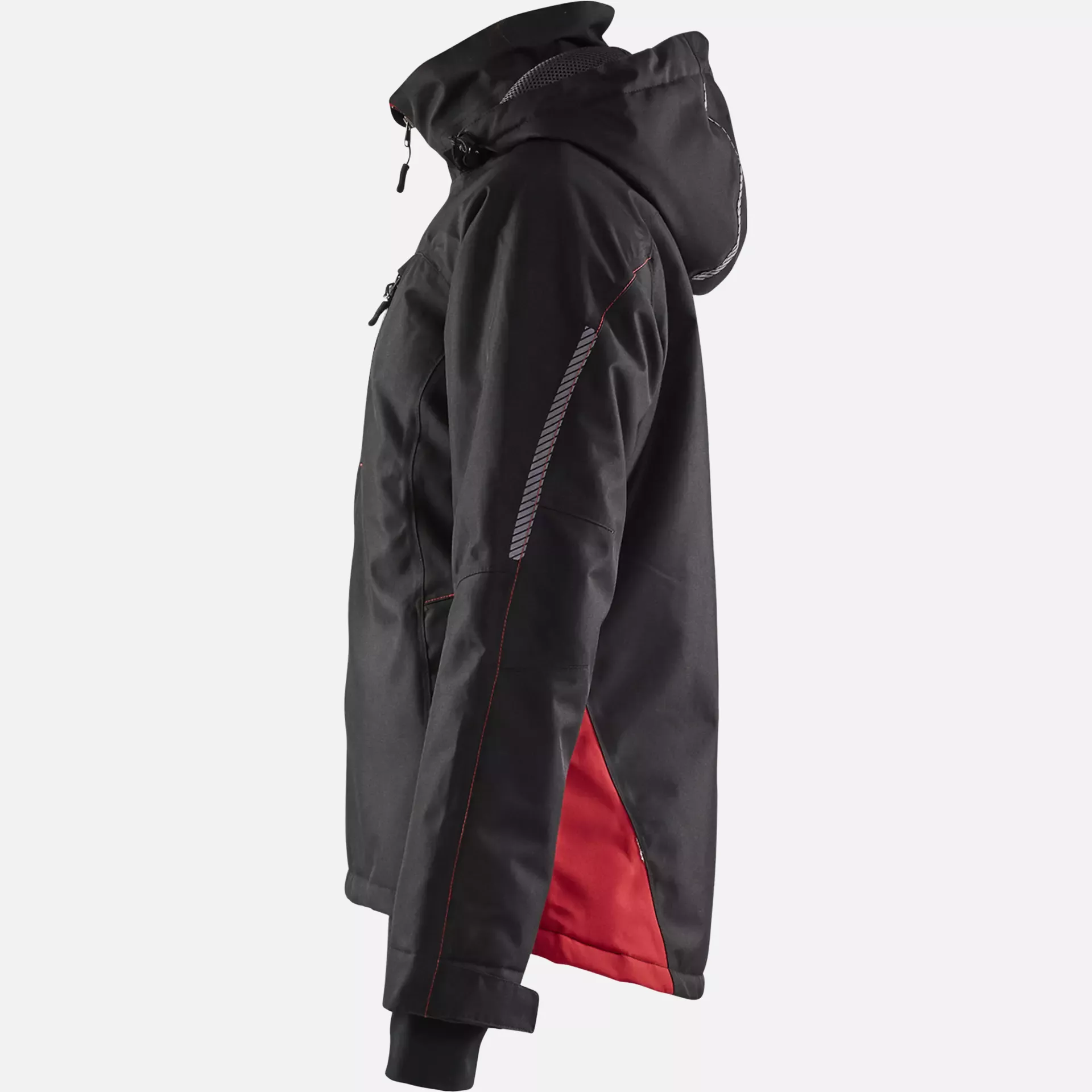 Blaklader 497219779956, Damen Gefütterte Leichte Winterjacke, Schwarz/Rot, image 3