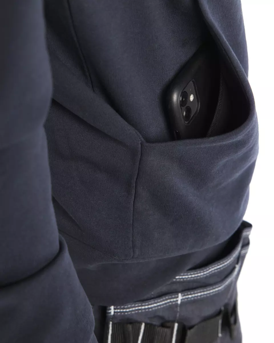 Blaklader 353011588600, 3D Kapuzen Sweatshirt, Dunkel Marineblau, image 6, gallery thumbnail