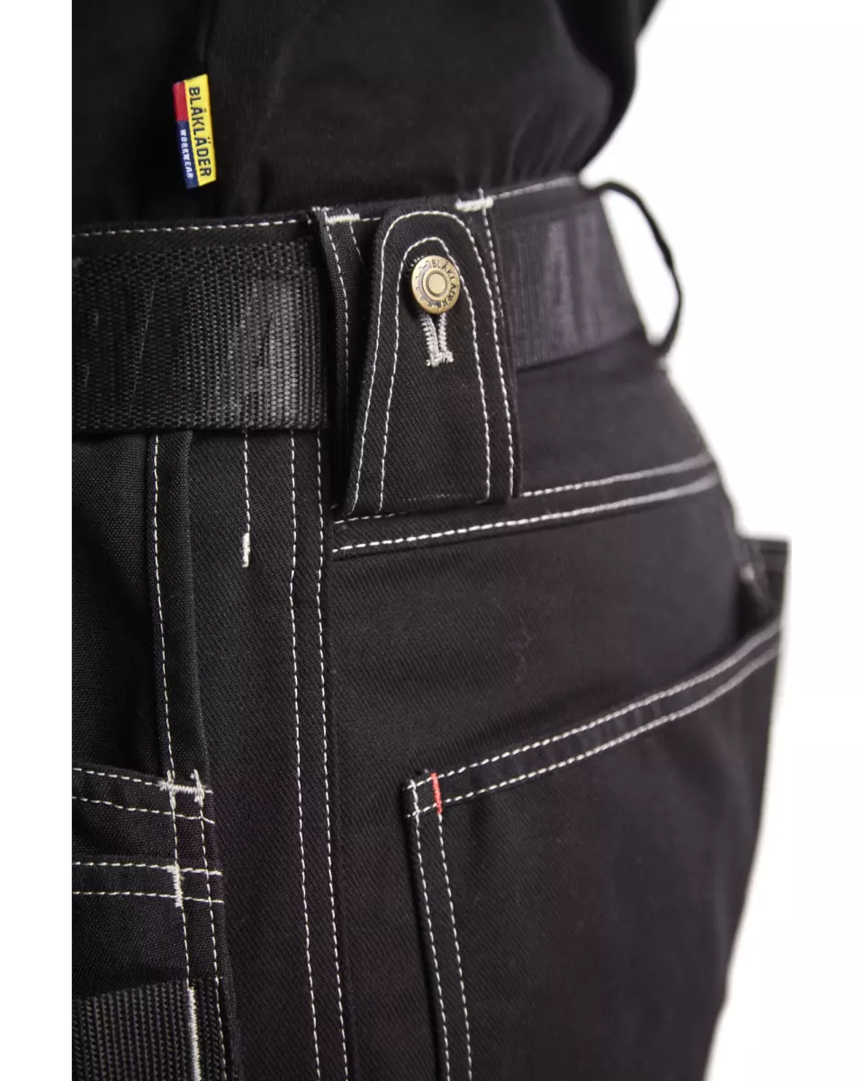 Blaklader 150013709900, Craftsman Work Trousers, Black, image 7, gallery thumbnail