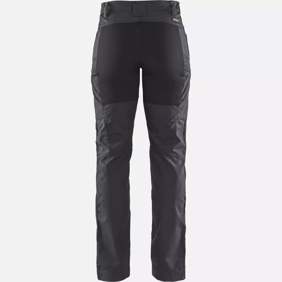 Blaklader 715918459899, Women's Stretch Work Trousers, Dark Grey/Black, image 4, gallery thumbnail