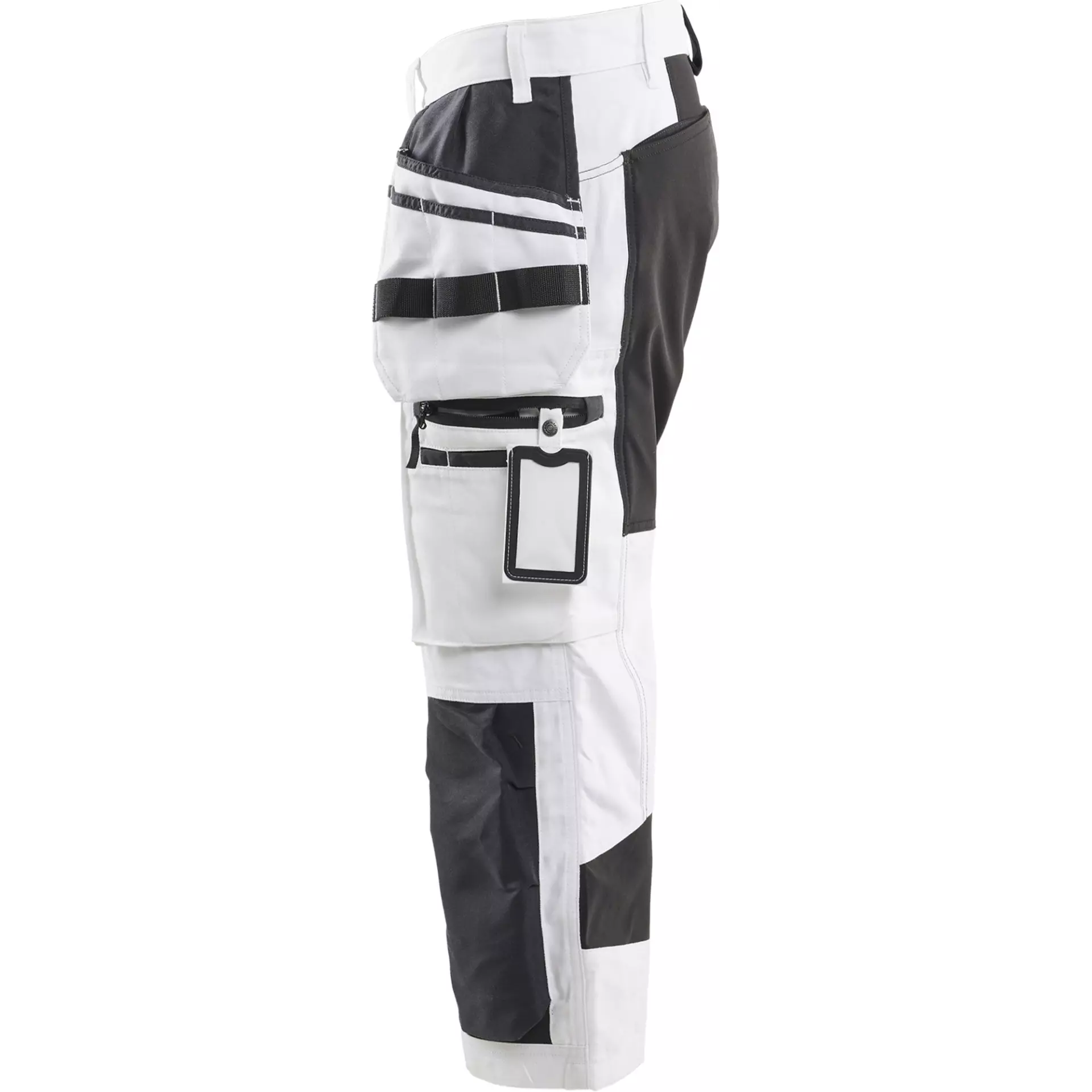 Blåkläder 191213101099, Painter Pirate Stretch Shorts, White/Black, image 3