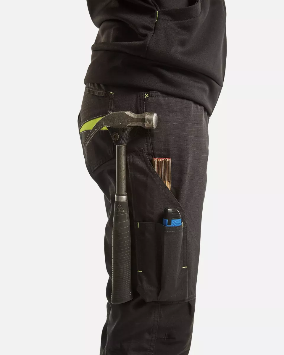 Blaklader 719513309933, Damen Stretch Arbeitshose, Schwarz/Gelb, image 11, gallery thumbnail