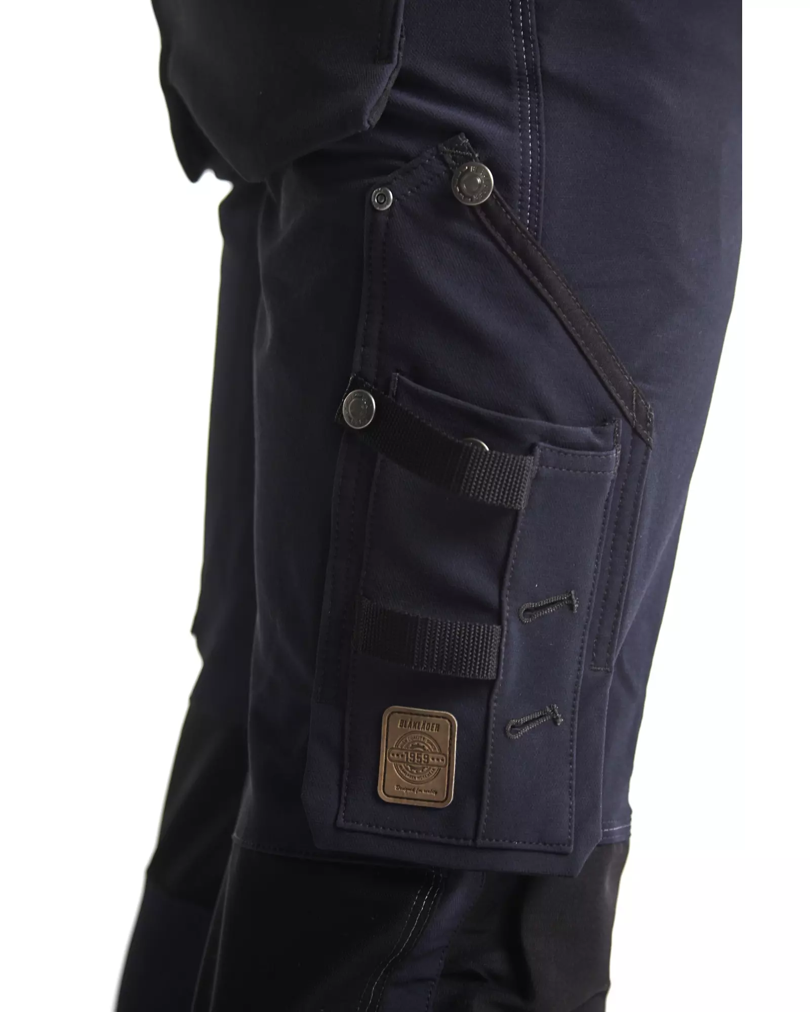 Blåkläder 198916448699, X1900 4-Way Stretch Craftsman Work Trousers, Dark Navy/Black, image 7