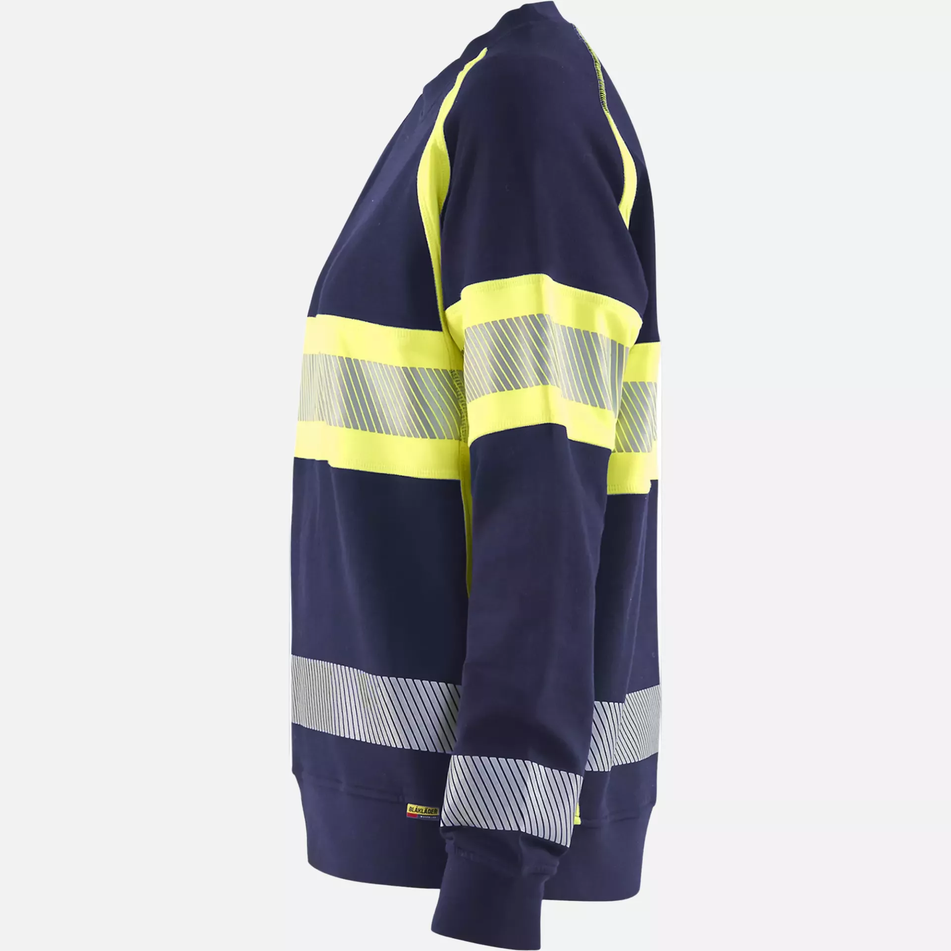 Blaklader 340911588933, High Vis Ladies Sweatshirt, Navy Blue/ Yellow, image 3