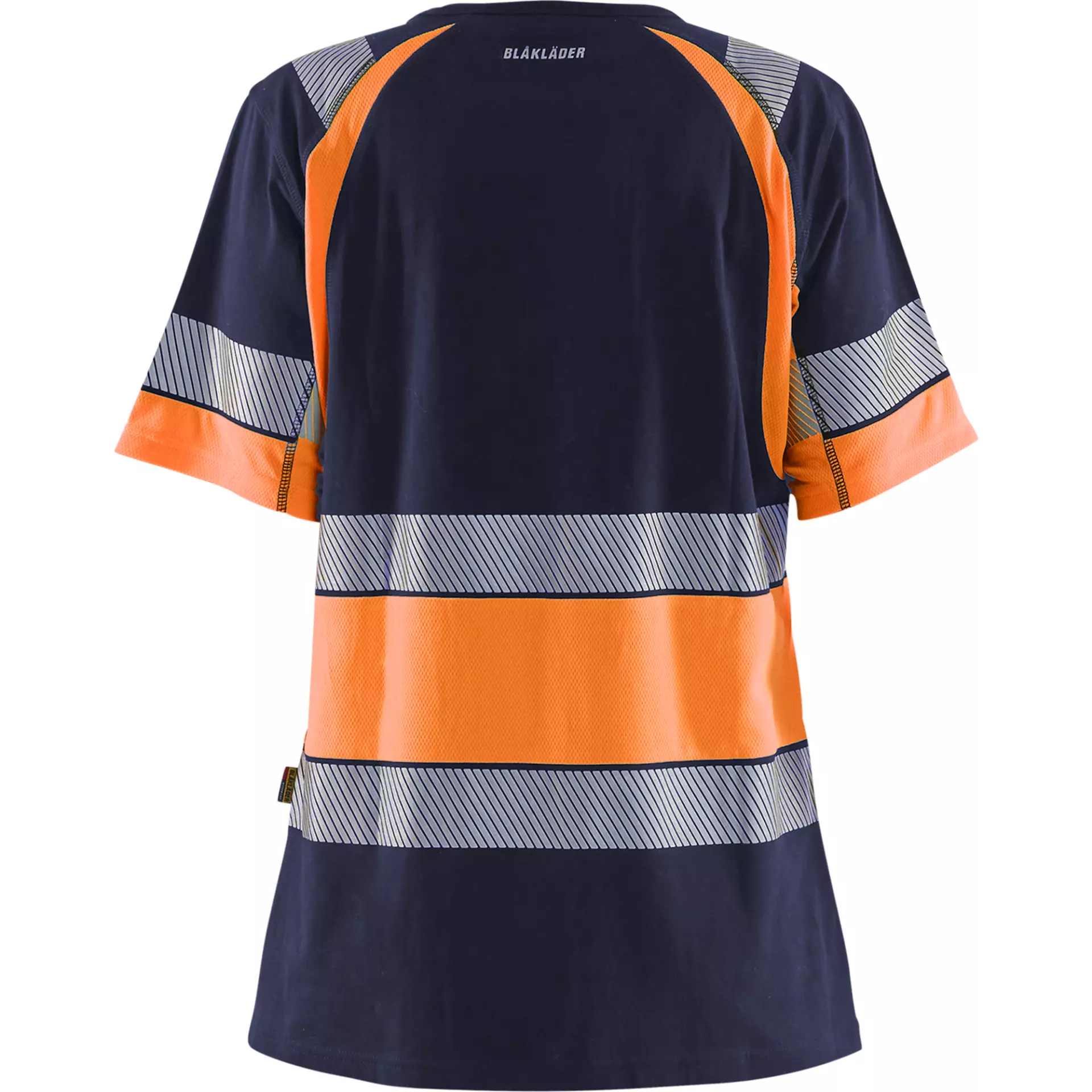 Blåkläder 341010308853, High Vis Ladies T-Shirt, Navy Blue/Orange, image 4