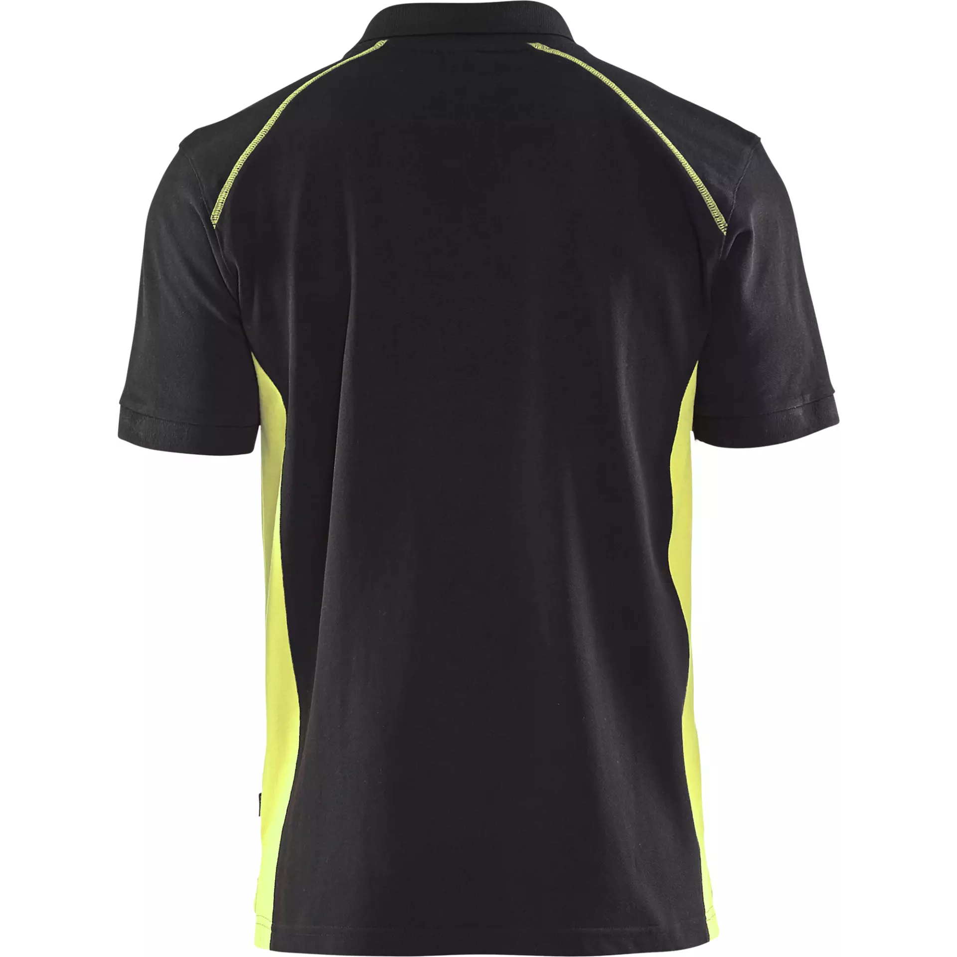 Blaklader 332410509933, Polo Shirt, Black/Yellow, image 4