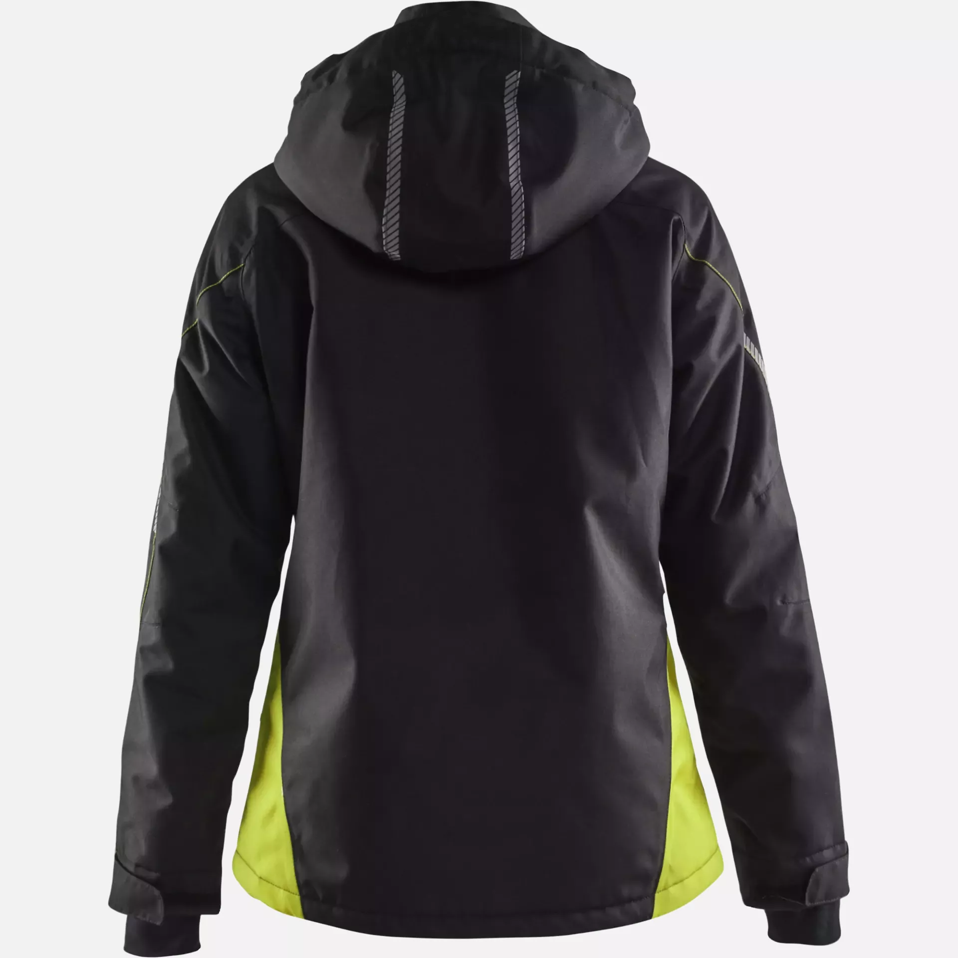 Blaklader 497219779933, Women's Lined Lightweight Winter Jacket, Black/Yellow, image 4