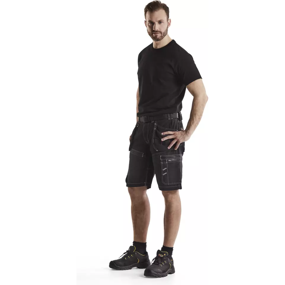 Blaklader 150213109900, Craftsman Shorts, Black, image 5, gallery thumbnail