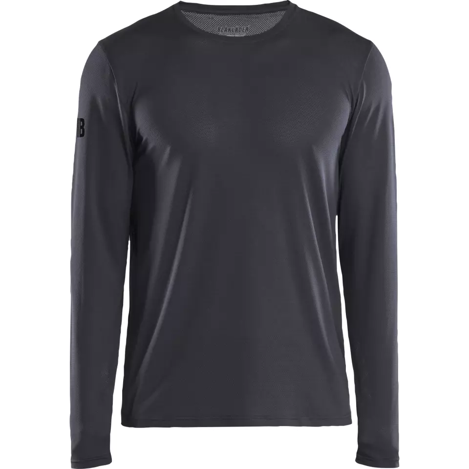 Blåkläder 342311269600, Functional UV Protection Long Sleeve Shirt, Medium Grey, image 1, gallery thumbnail