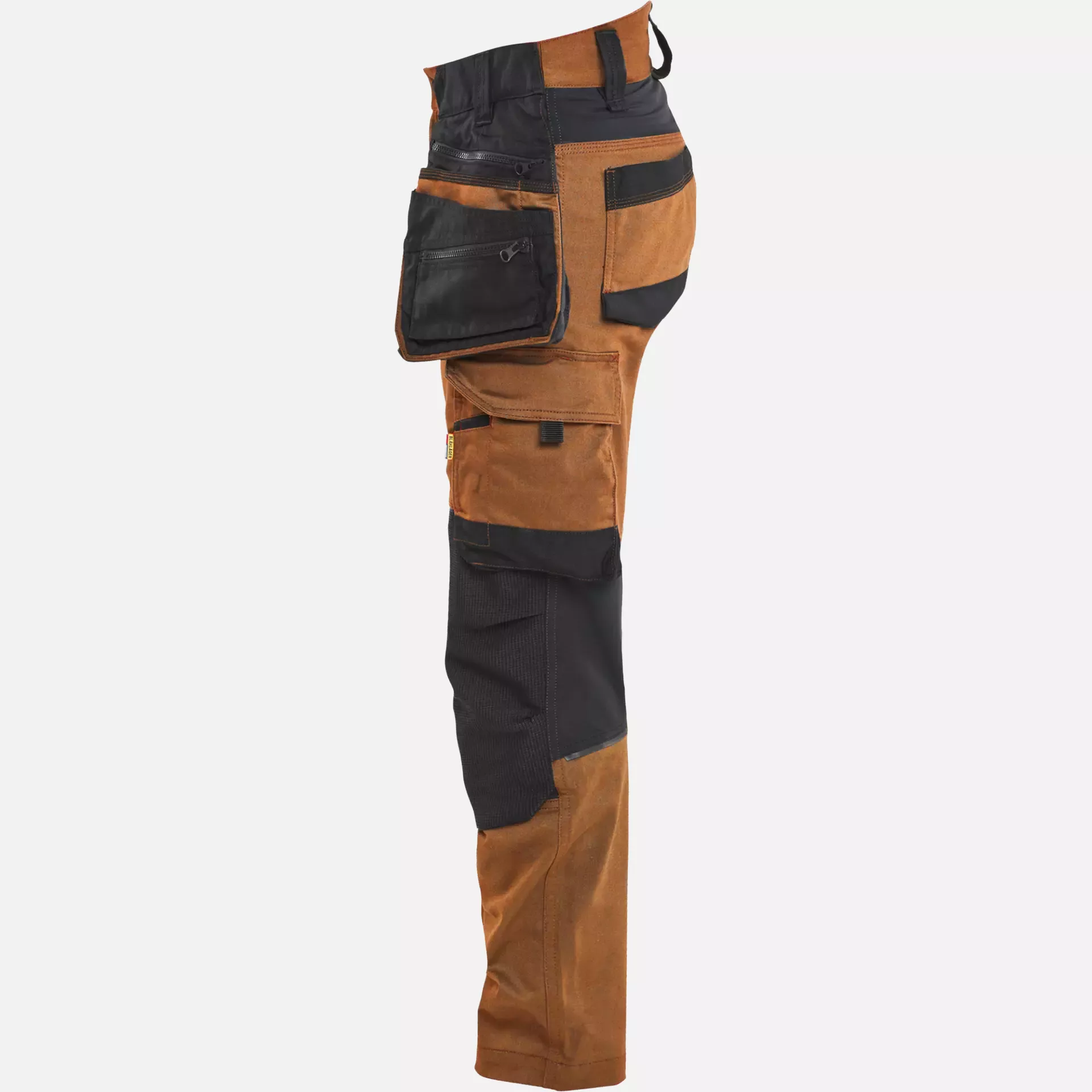 Blaklader 717011494099, STRIKER Women's Stretch Craftsman Work Trousers, Rust/Black, image 3