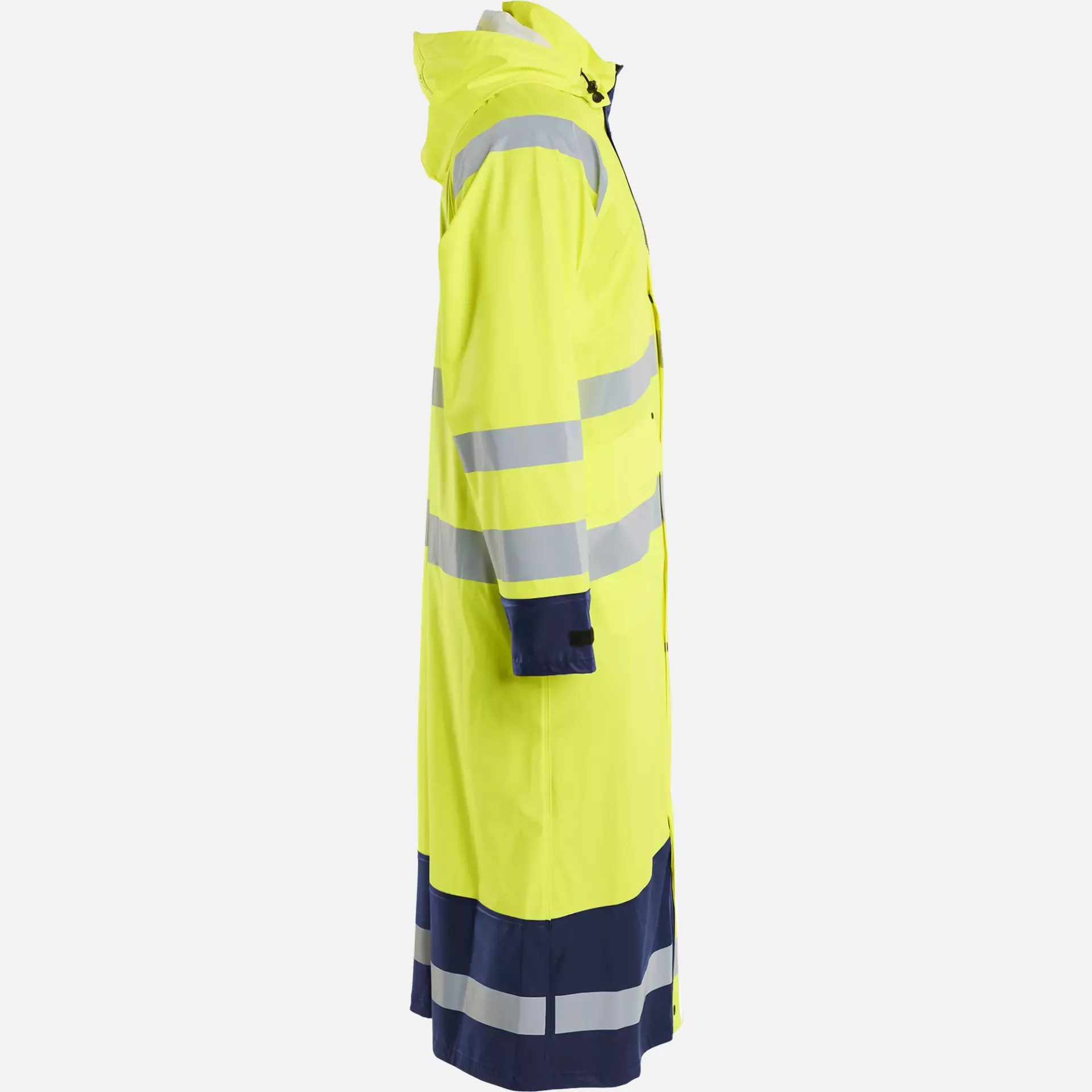 Blaklader 432520003389, High Vis Raincoat, Yellow/Navy, image 2