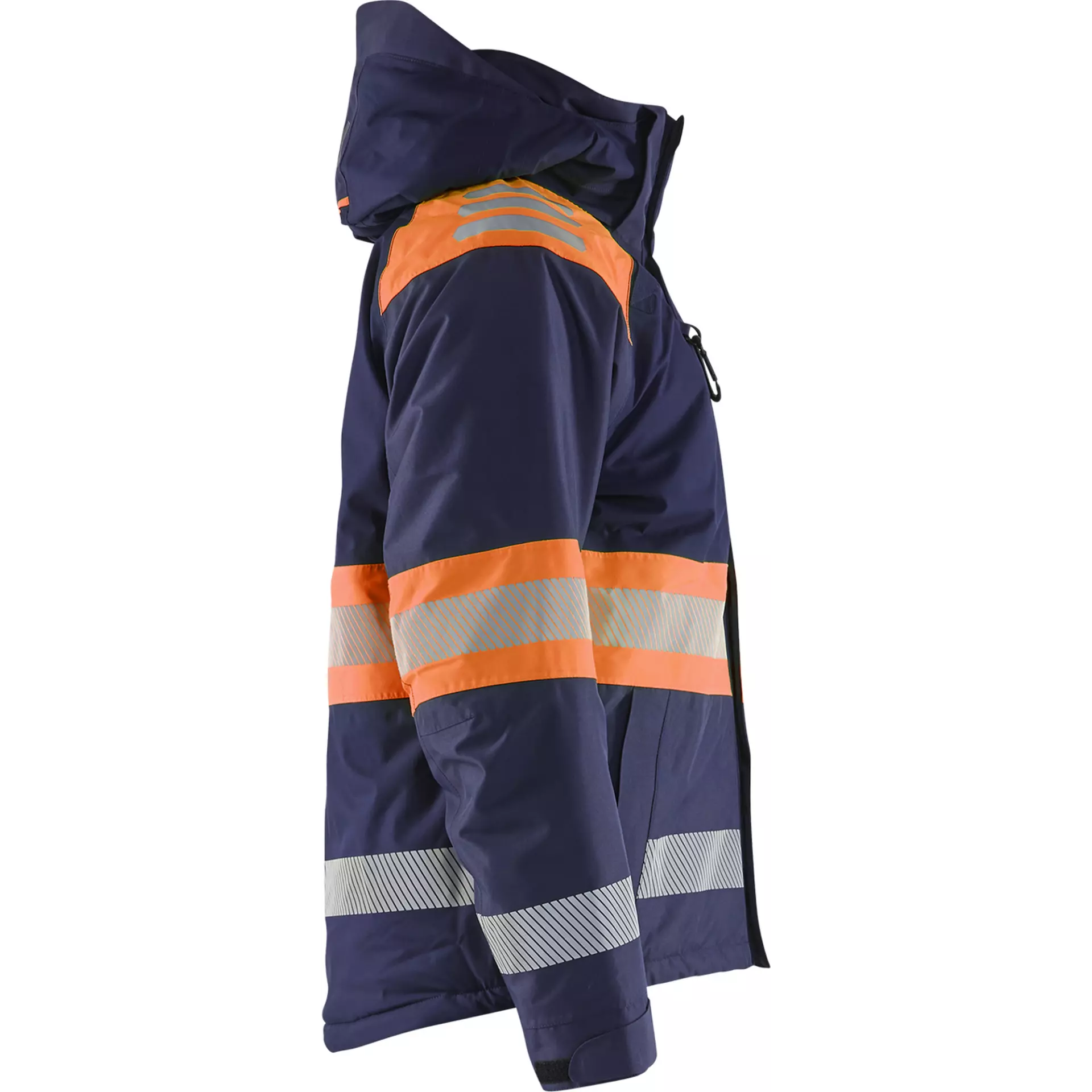 Blaklader 448019778953, High Vis Winter Jacket, Navy Blue/Orange, image 2