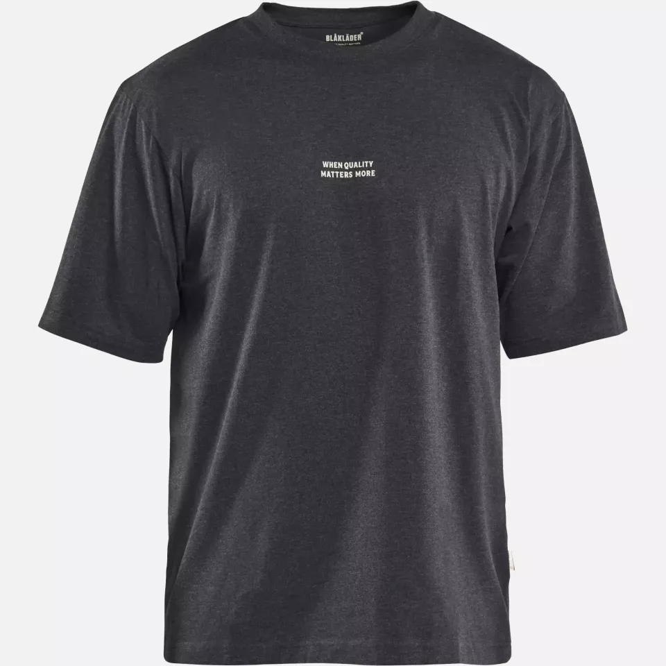 Blaklader 942710259991, Snake Loose Fit T-Shirt, Black Melange, image 1, gallery thumbnail