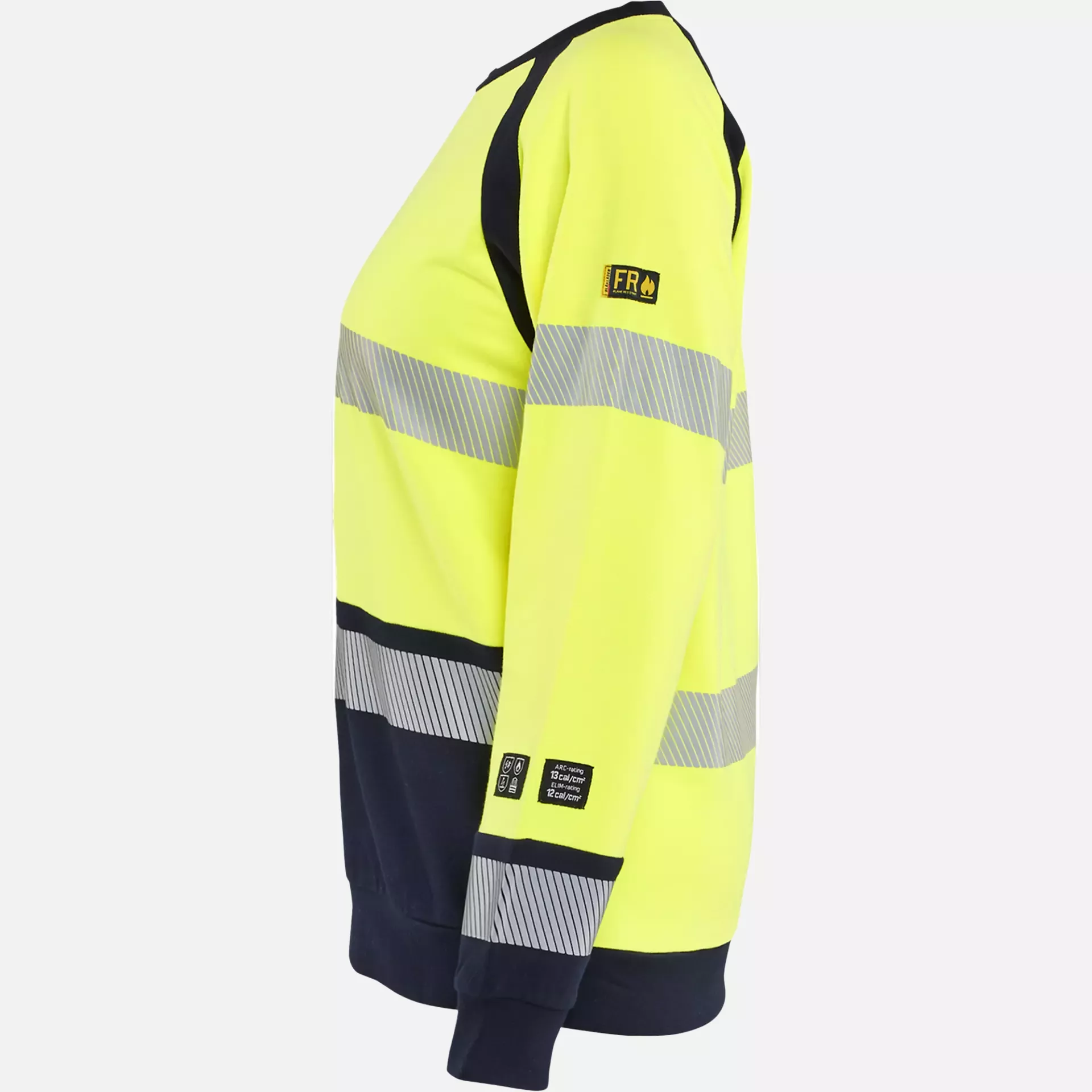 Blaklader 345417623389, Ladies Multinorm Sweatshirt, Yellow/Navy, image 3