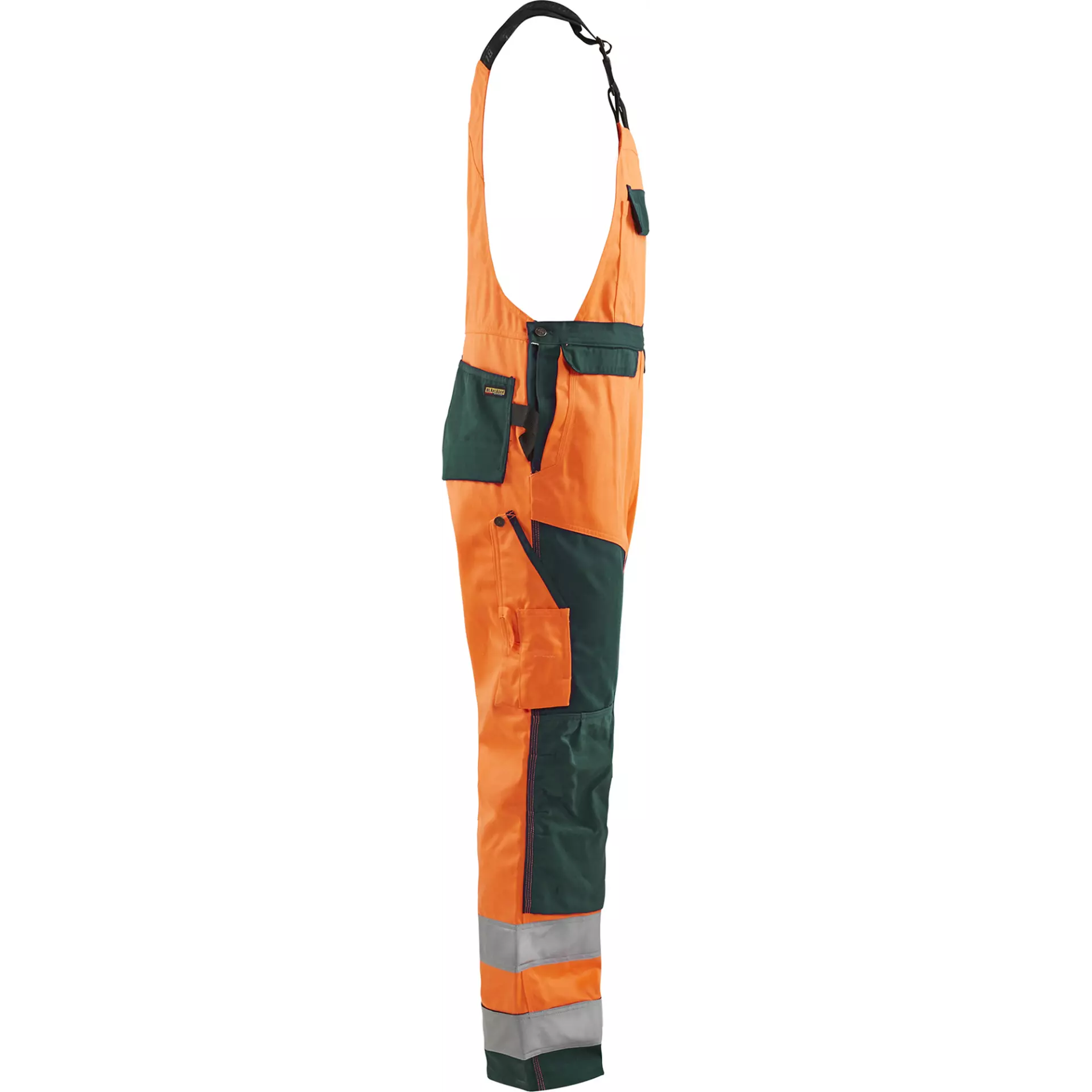 Blaklader 266018115349, High Vis Bib and Brace, Orange/Green, image 2