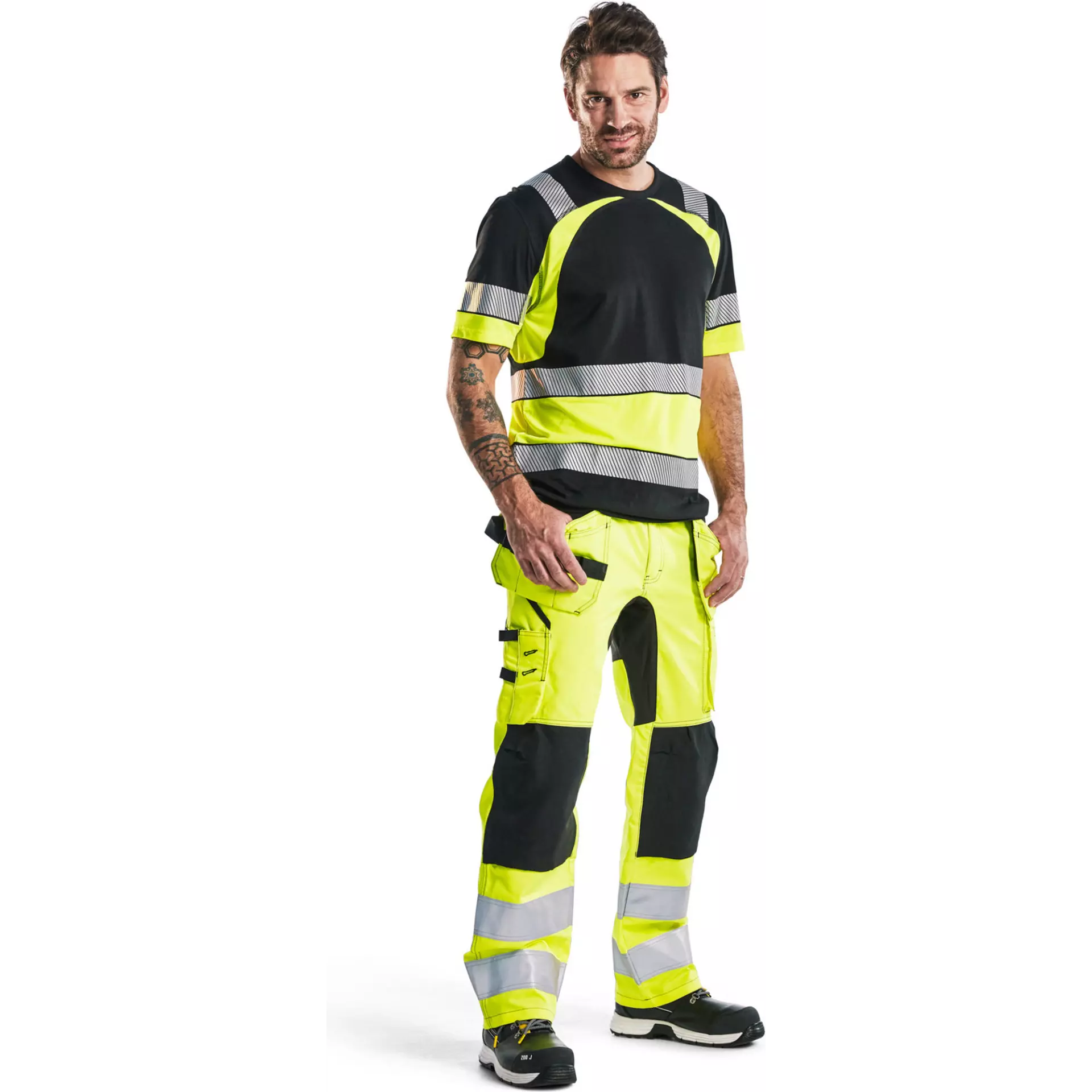 Blåkläder 342110309933, High Vis T-Shirt, Black/Yellow, image 5