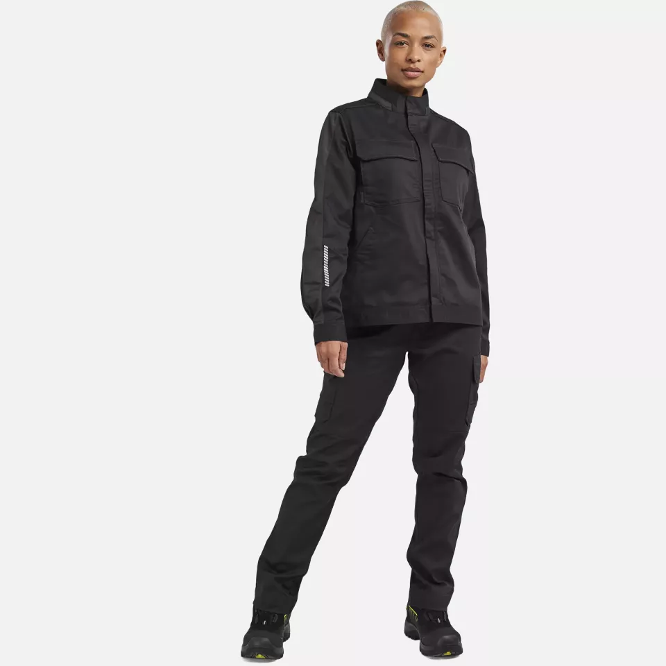 Blaklader 444318329998, Ladies Industry Stretch Jacket, Black/Dark Grey, image 5, gallery thumbnail