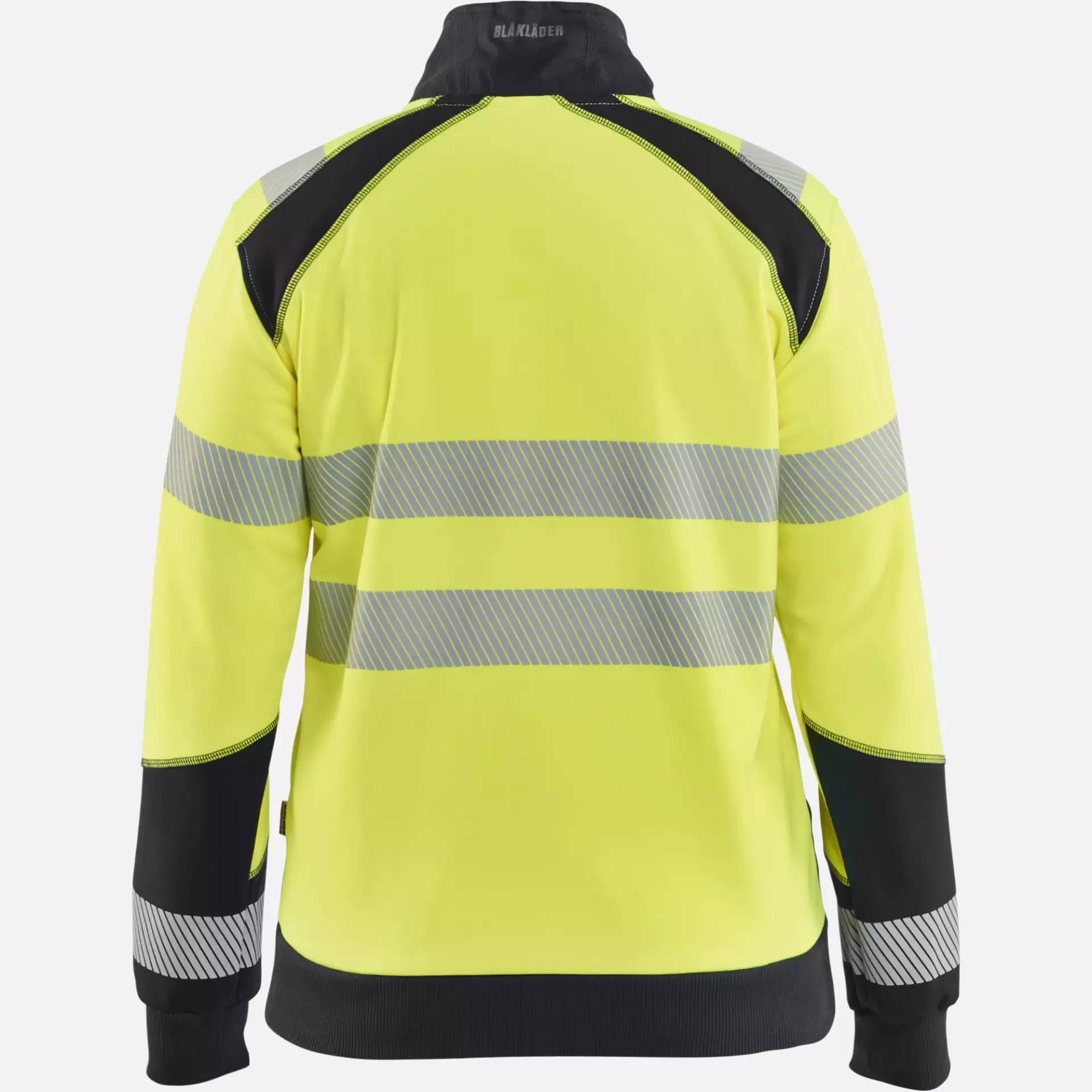 Blaklader 350825283399, High Vis Ladies Zip Sweatshirt, Yellow/Black, image 4